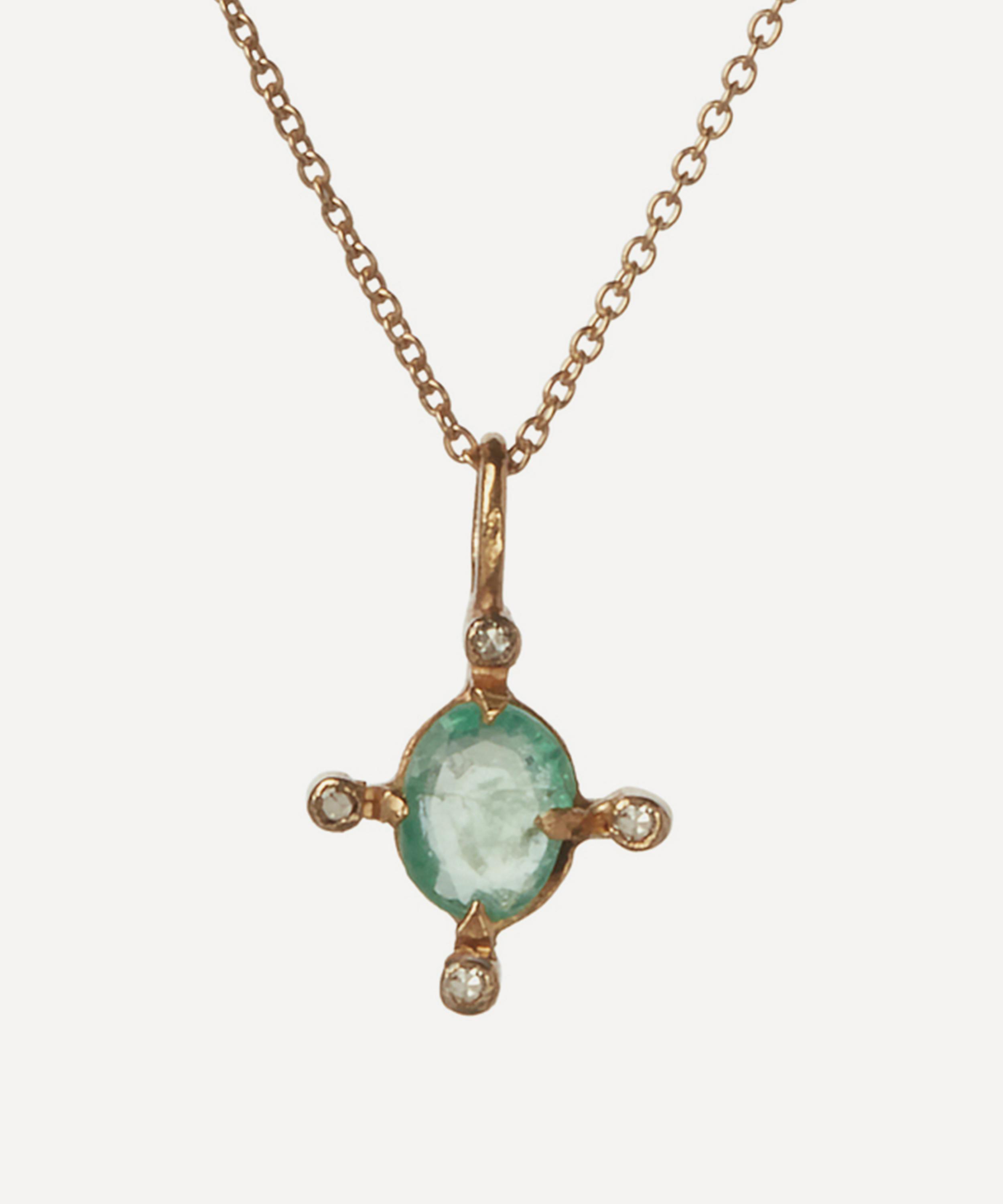 5 Octobre - 14ct Gold Jagger Pendant Necklace