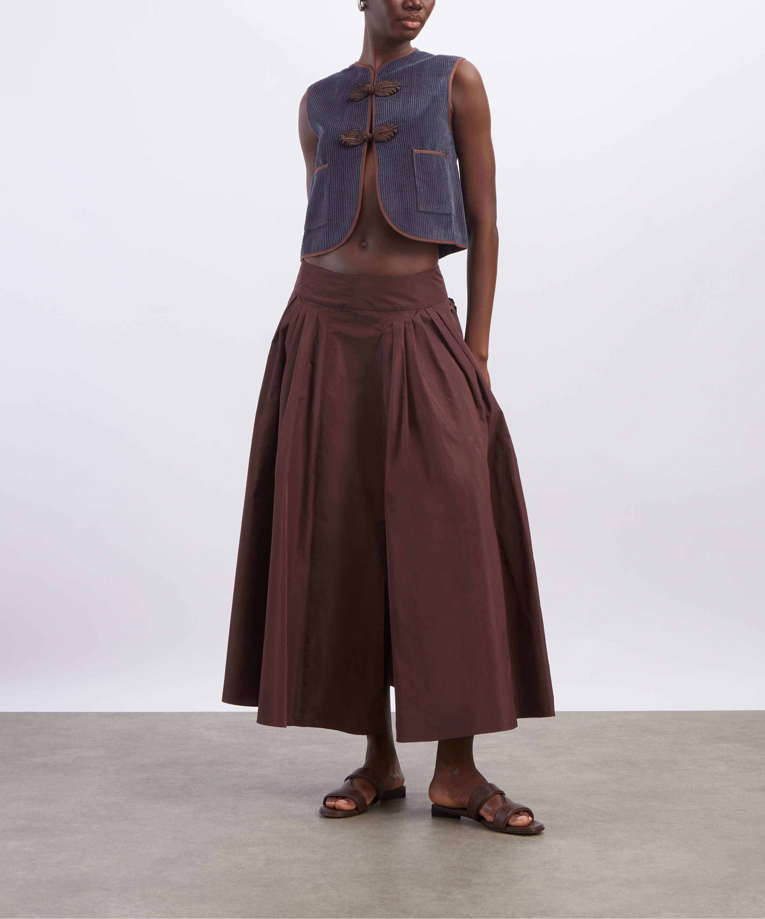 Maria de la Orden - Vienna Navy Corduroy Vest image number 1
