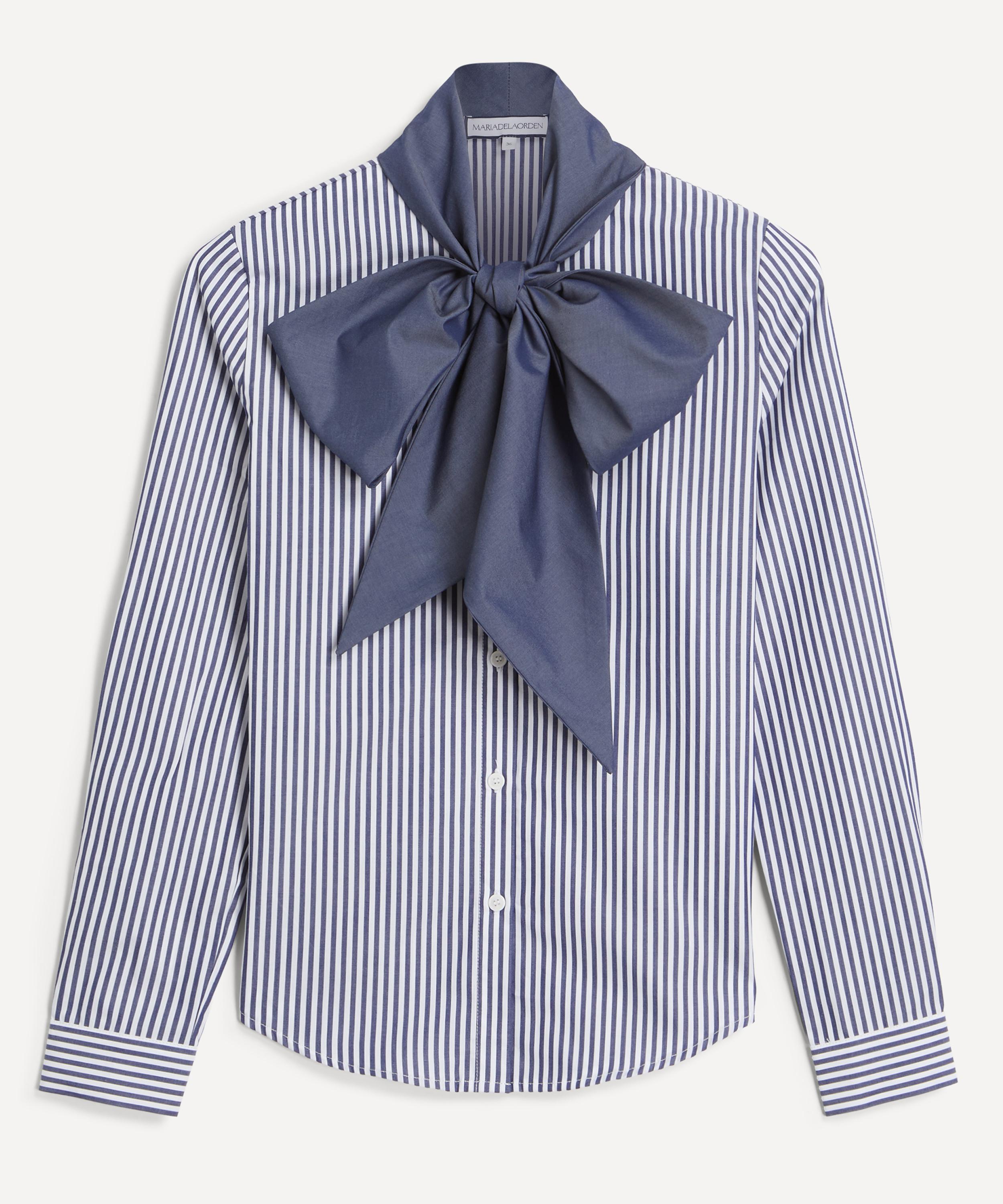 Maria de la Orden - Fairy Blue Navy Stripe Shirt