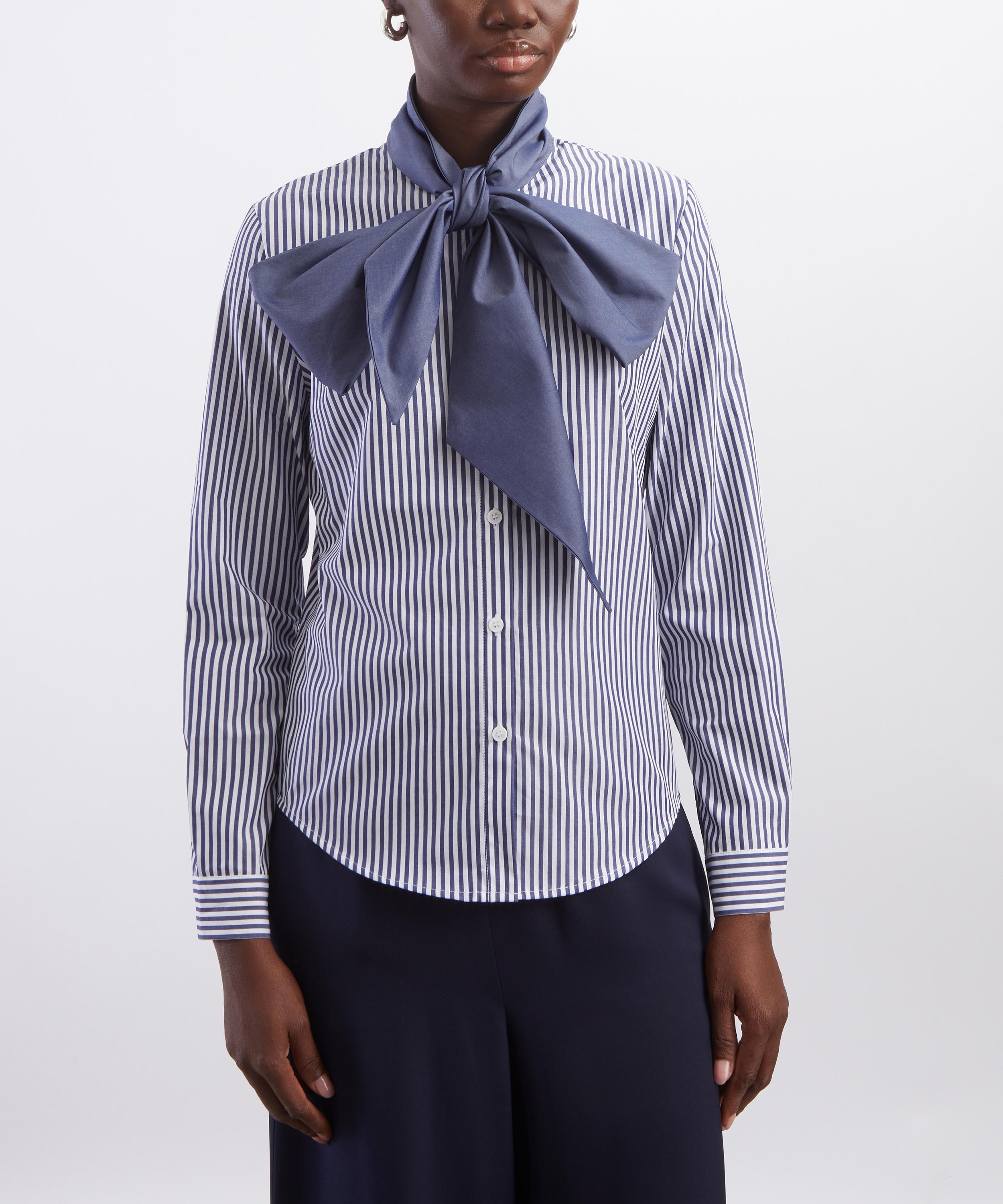 Maria de la Orden - Fairy Blue Navy Stripe Shirt image number 2