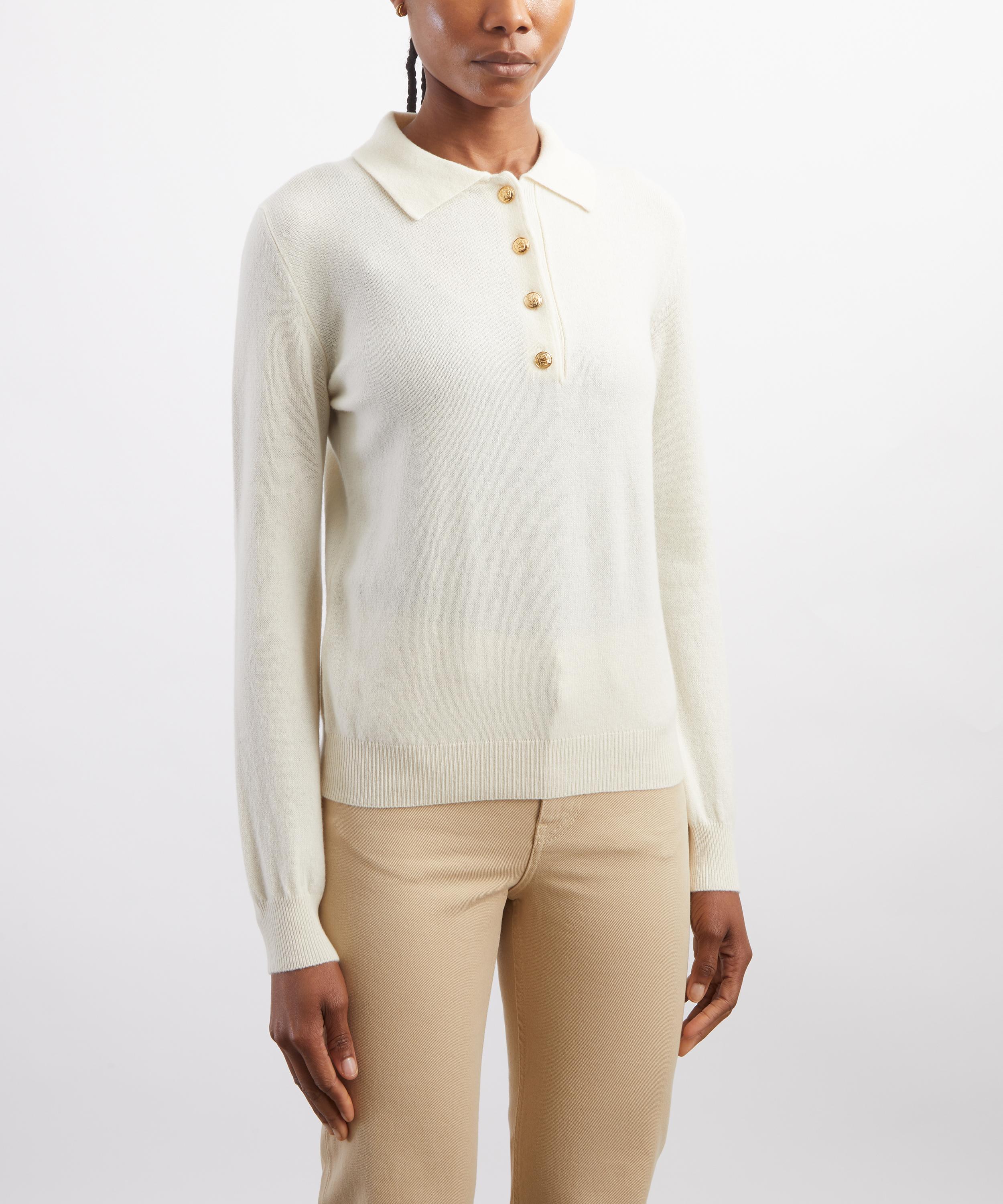 BLAZ&Eacute; Milano - Highland Wool-Cashmere Polo image number 2