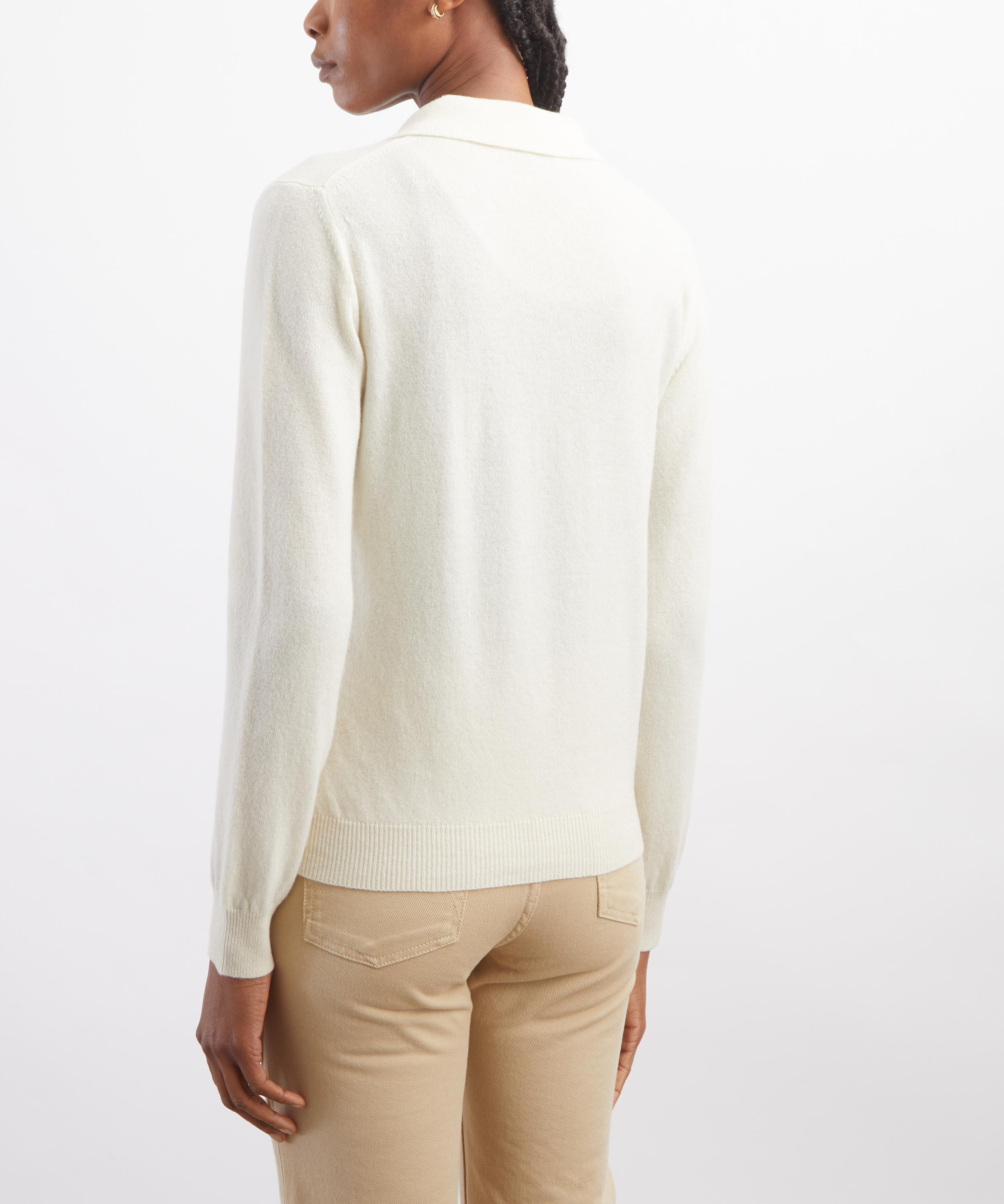 BLAZ&Eacute; Milano - Highland Wool-Cashmere Polo image number 3