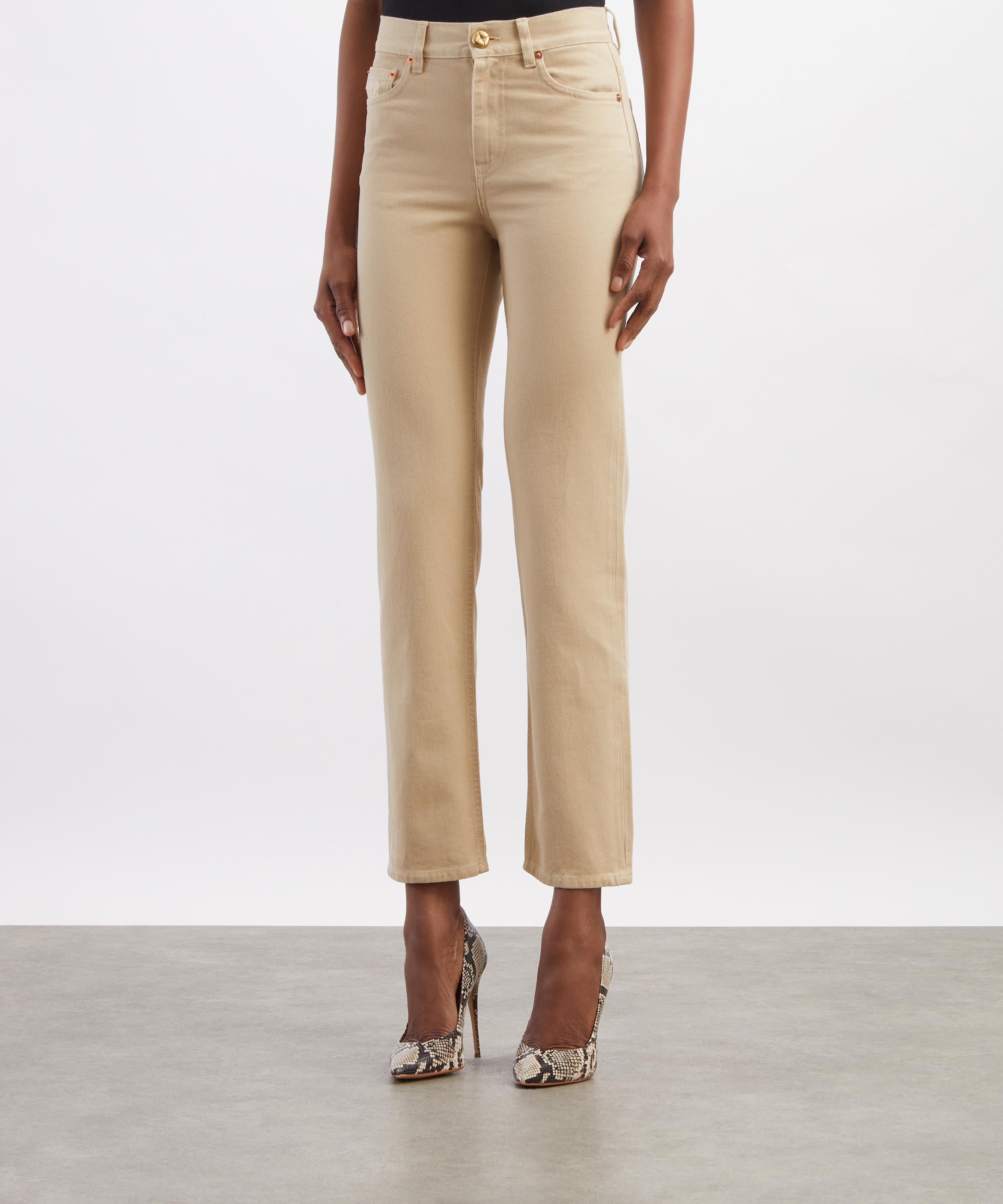 BLAZ&Eacute; Milano - Nariida Almond Java Relaxed Wide-Leg Jeans image number 2