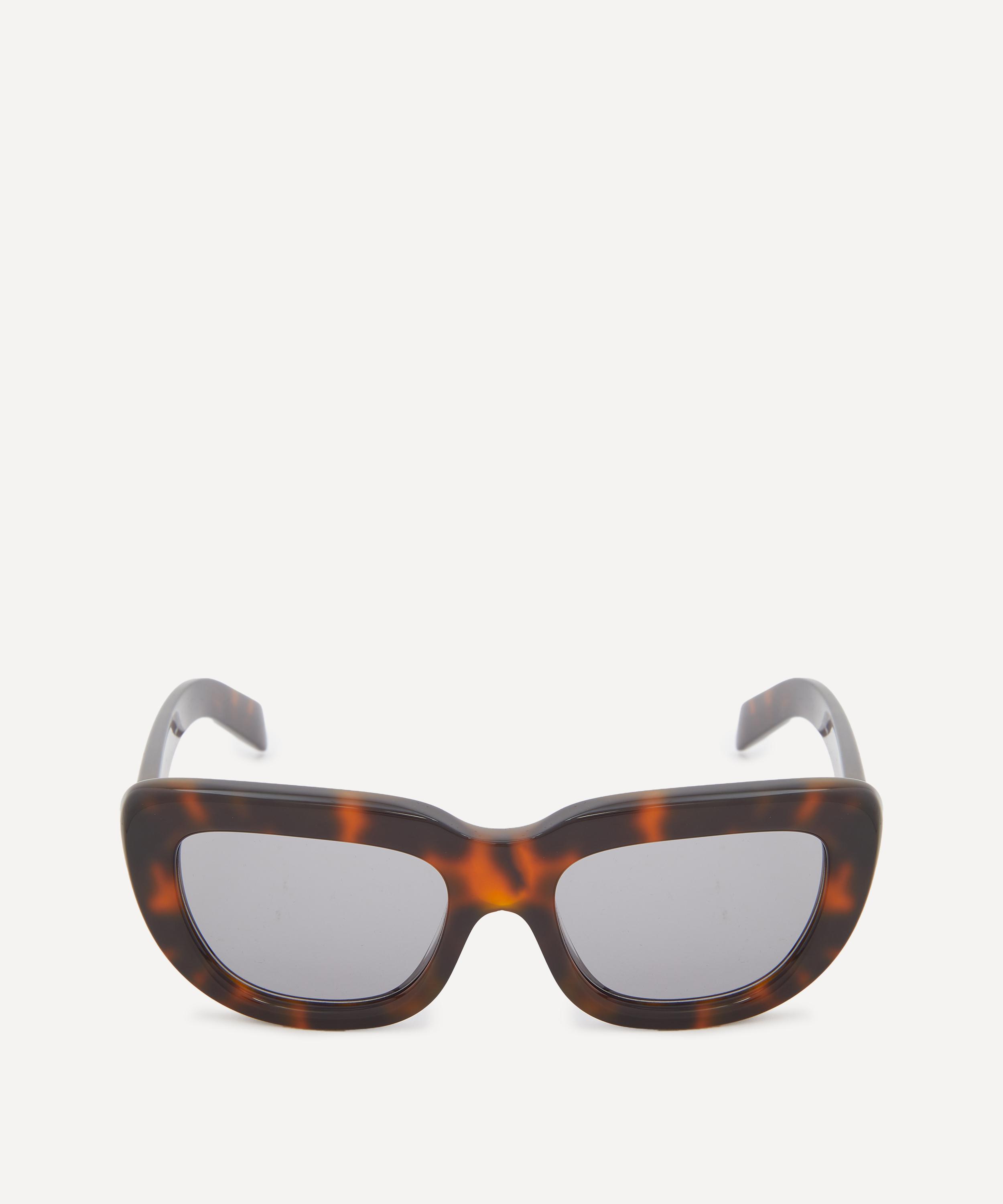Prada - Oversized Cat Eye Tortoise Acetate Sunglasses image number 0