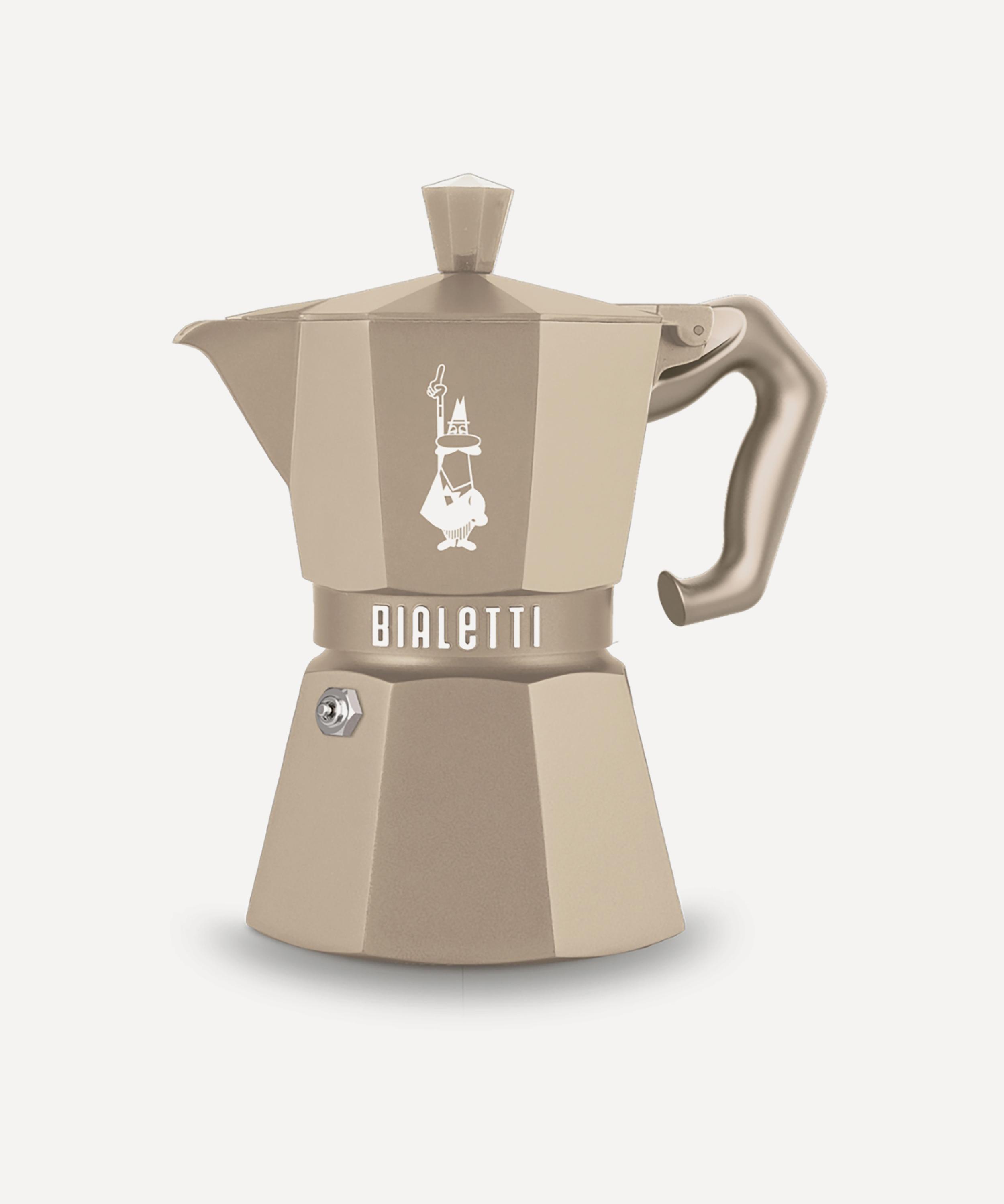 Bialetti - 3 Cup Moka Exclusive Induction Desert Sand Coffee Maker