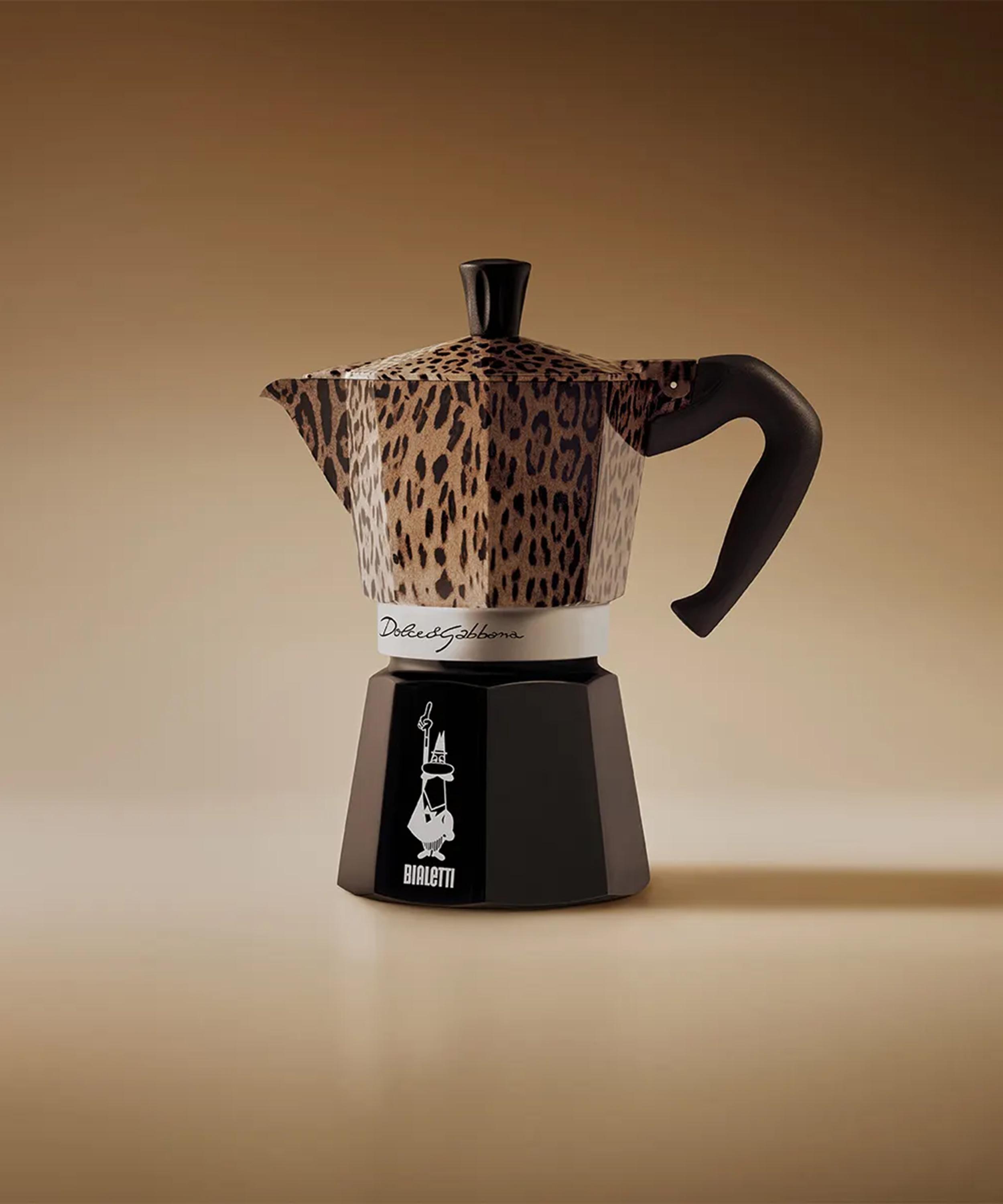 Bialetti - x Dolce and Gabbana 6 Cup Leopardo Moka Induction Coffee Maker image number 1