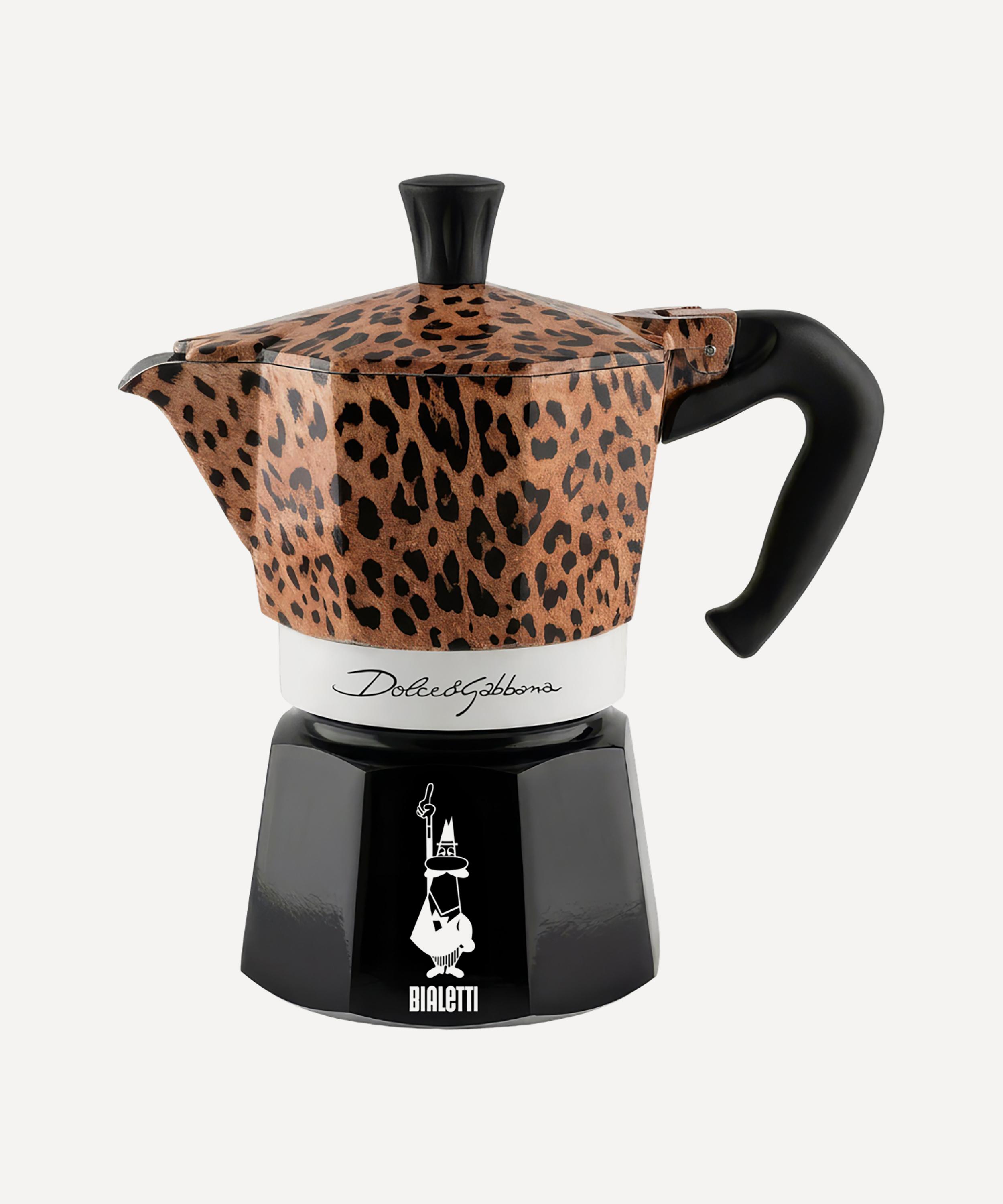 Bialetti - x Dolce and Gabbana 3 Cup Leopardo Moka Express Coffee Maker image number 0