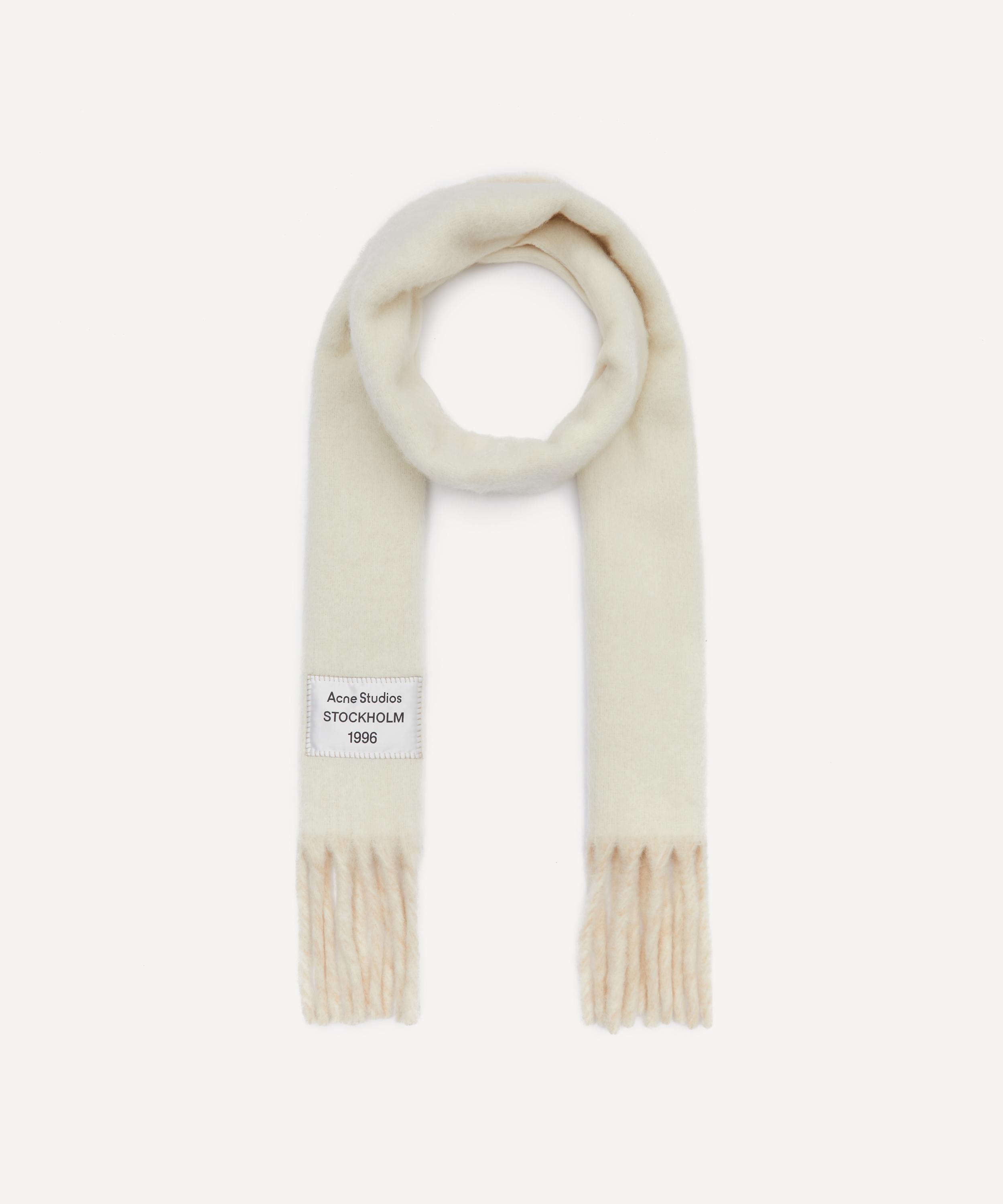 Acne Studios Bicolour White Scarf | Liberty