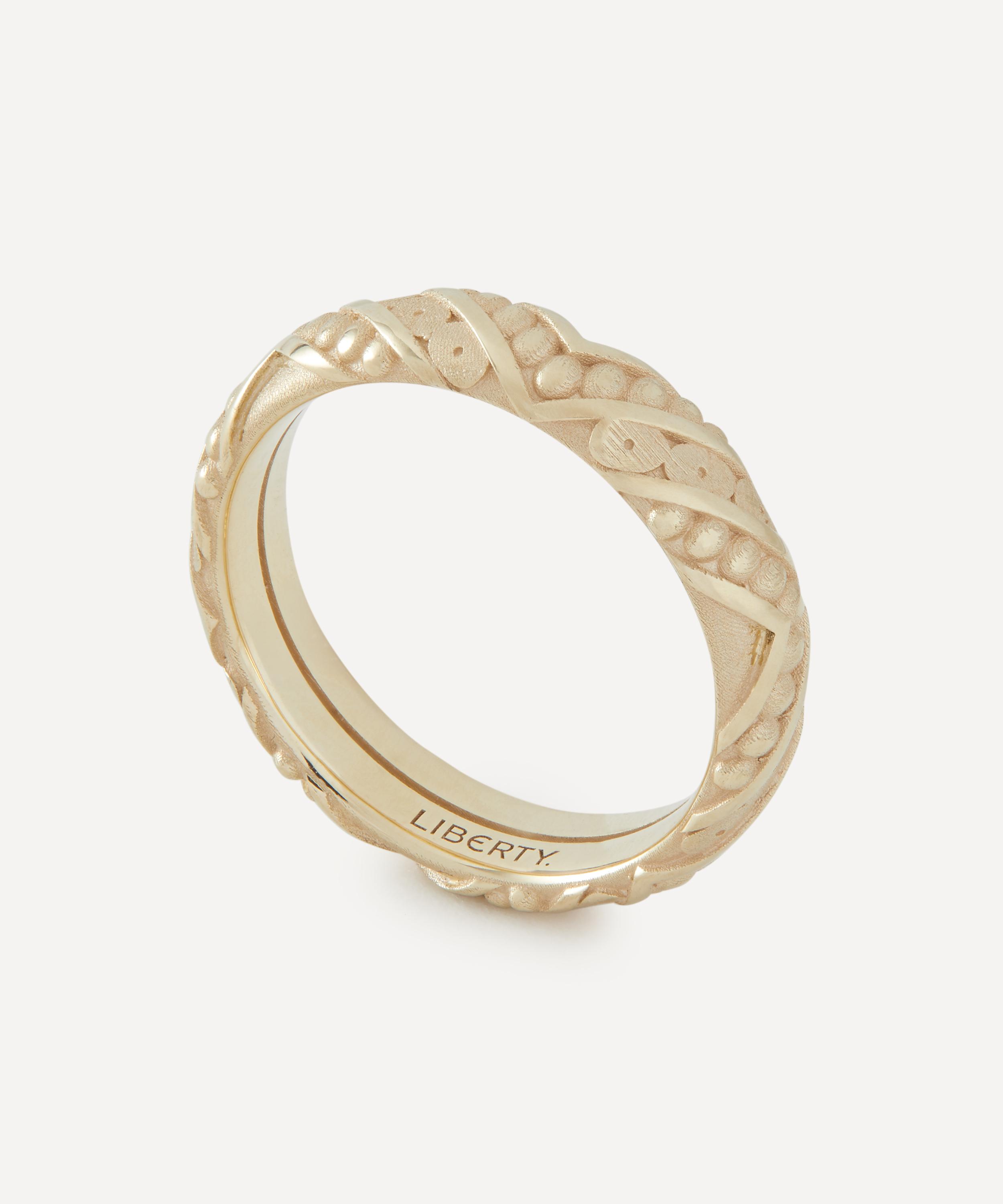 Liberty - 9ct Gold Ember Plain Ring image number 0