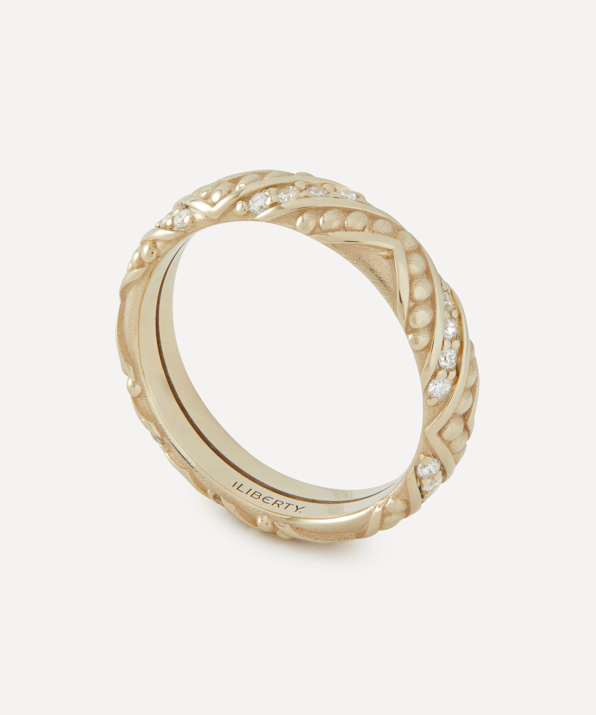 Liberty - 9ct Gold Ember CVD Diamond Ring image number 0