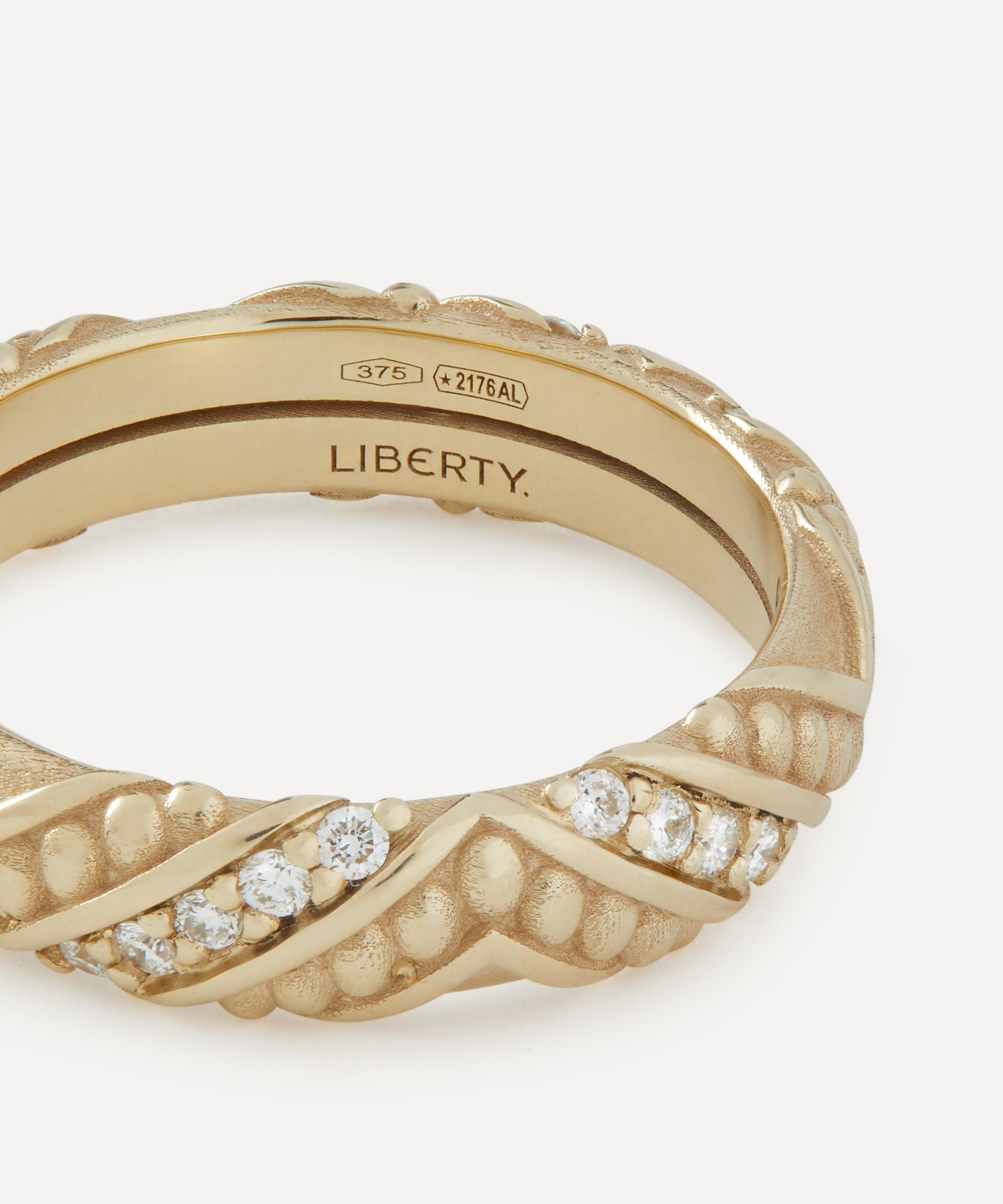 Liberty - 9ct Gold Ember CVD Diamond Ring image number 2