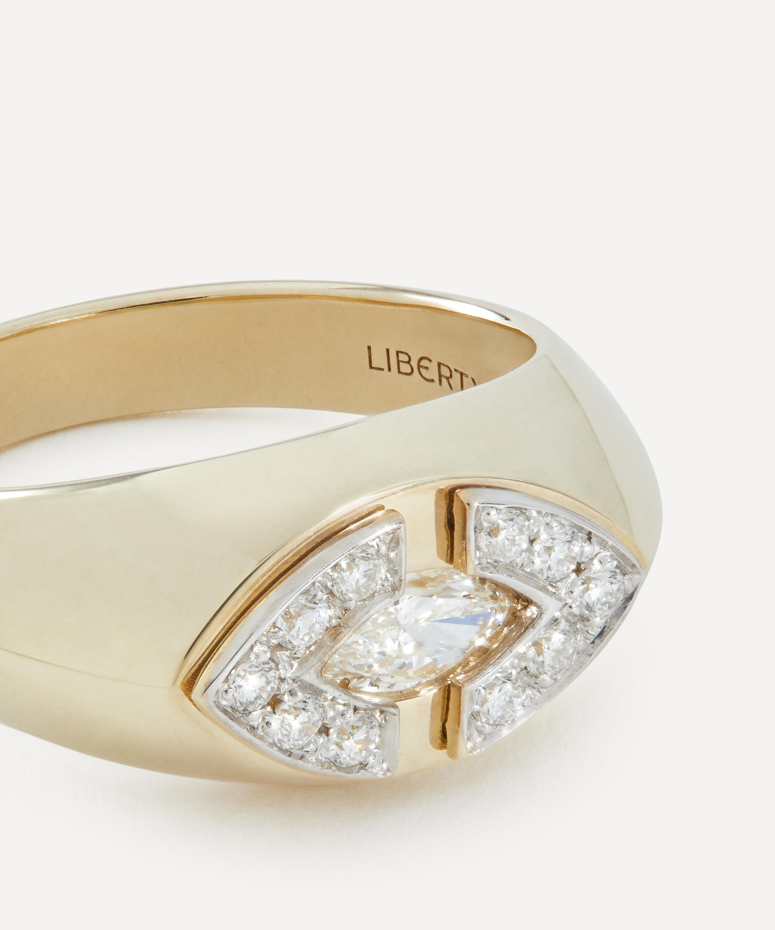 Liberty - 9ct Gold Athena CVD Diamond Ring image number 2