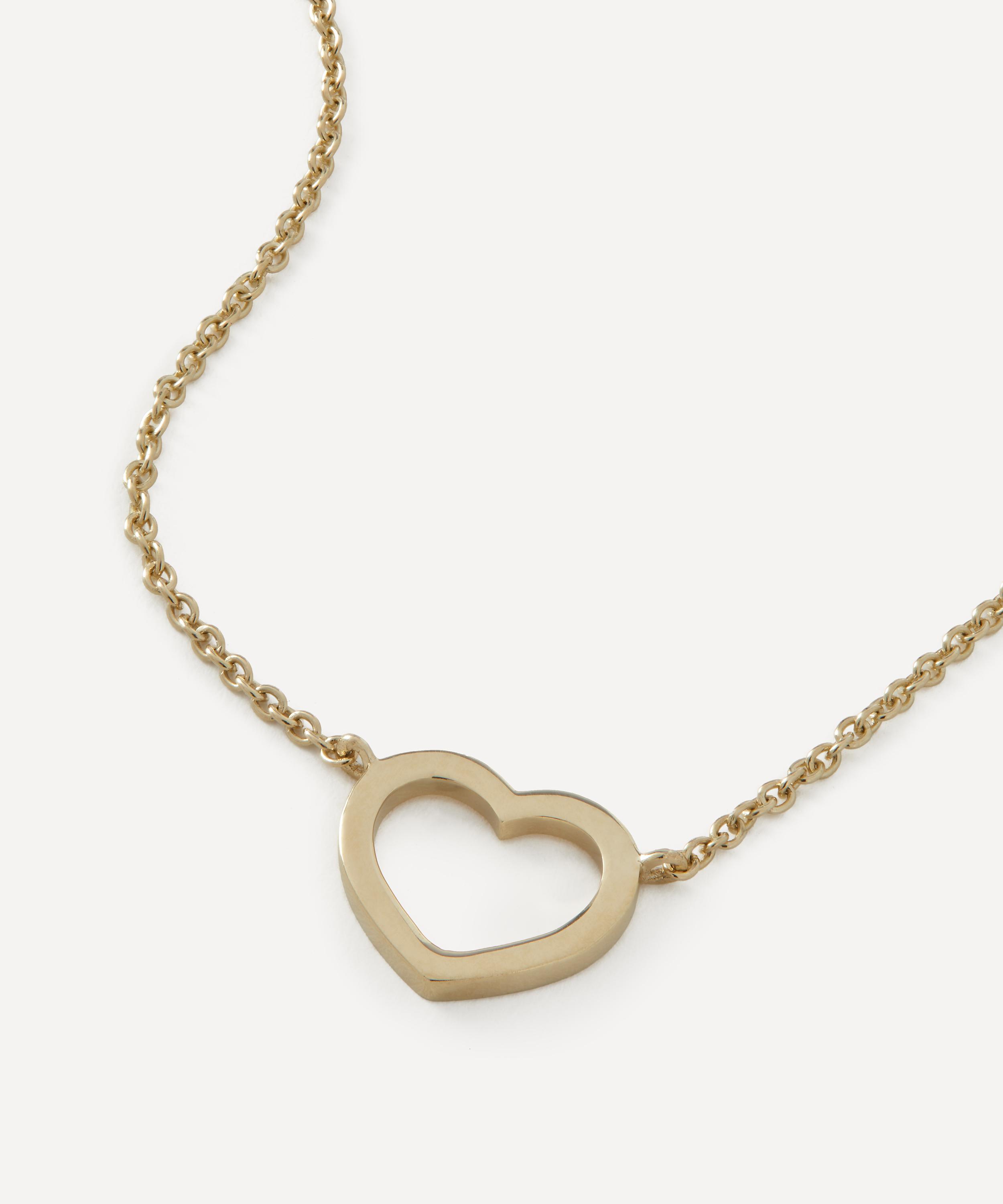 Liberty - 9ct Gold Rainbow Hearth Pendant Necklace