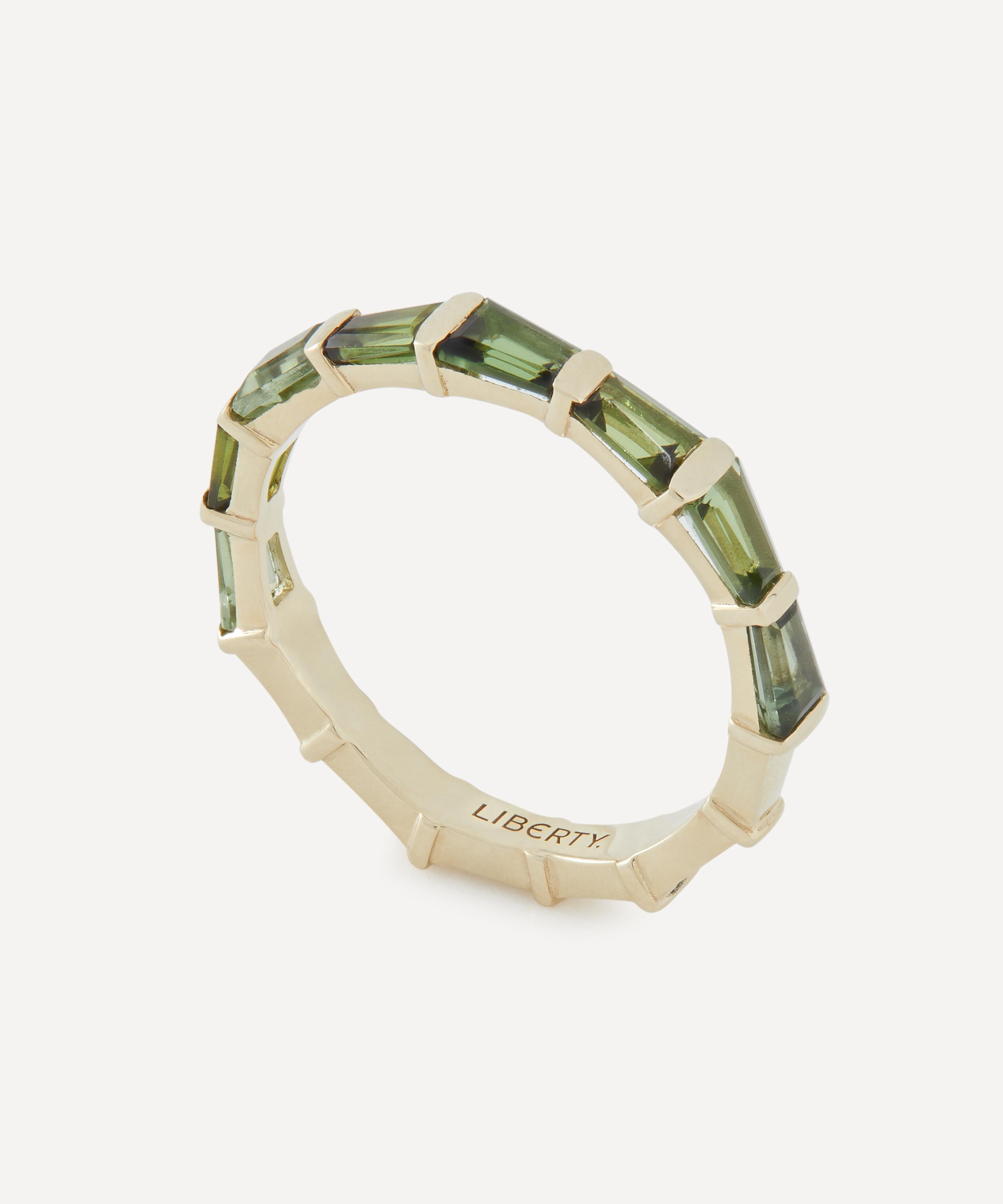 Liberty - 9ct Gold Tepper Green Tourmaline Ring image number 0