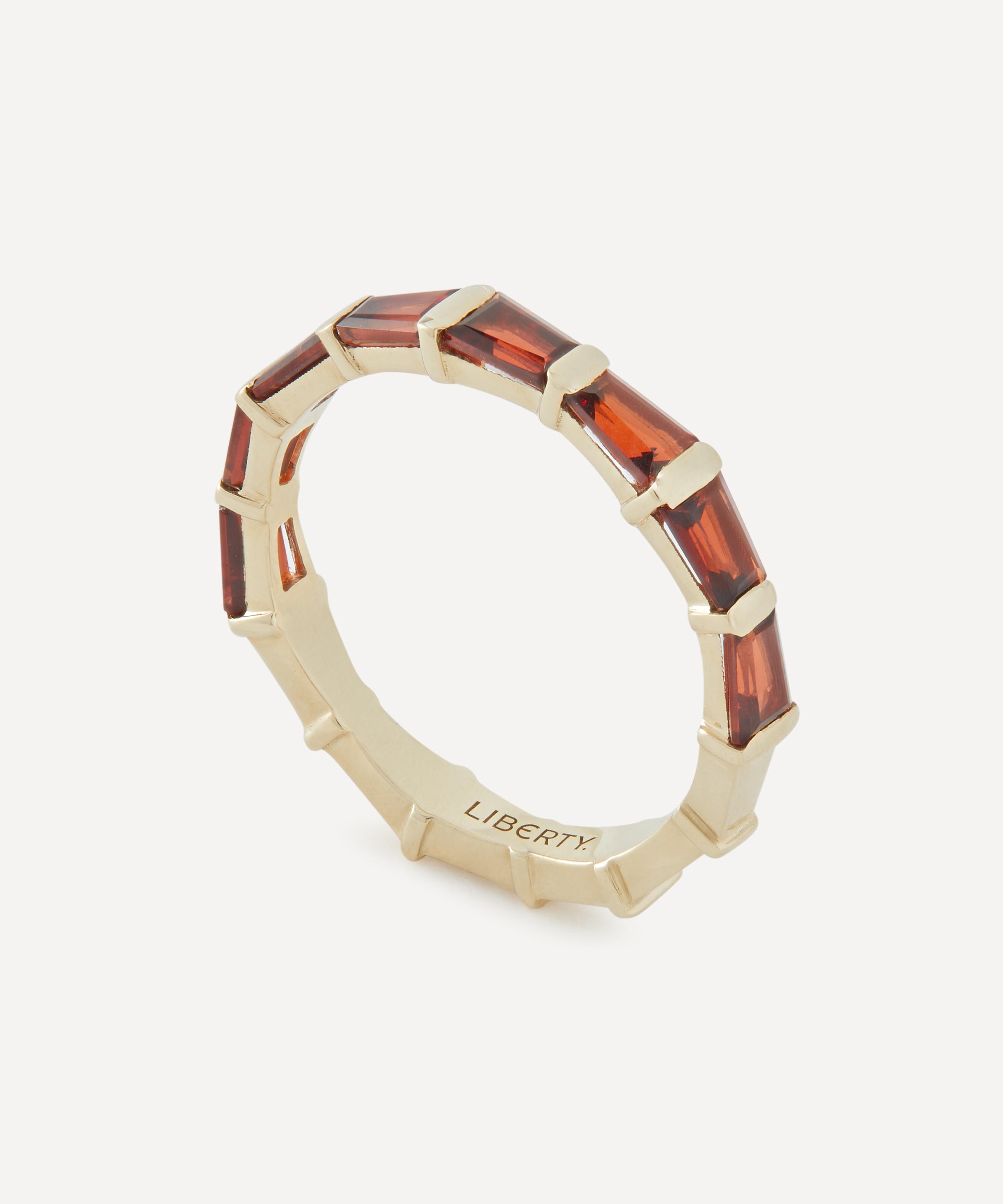 Liberty - 9ct Gold Tepper Garnet Ring image number 0