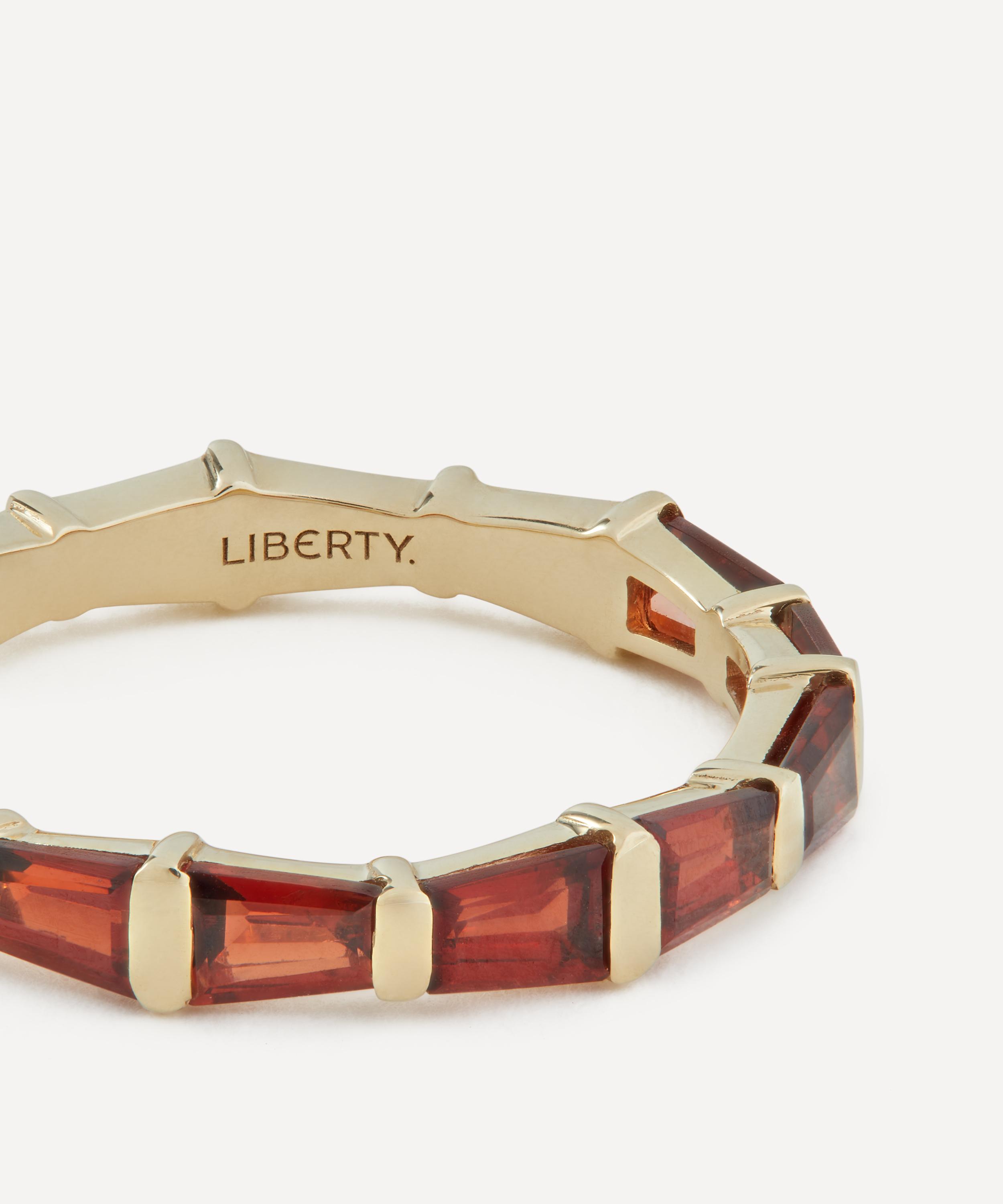 Liberty - 9ct Gold Tepper Garnet Ring image number 2