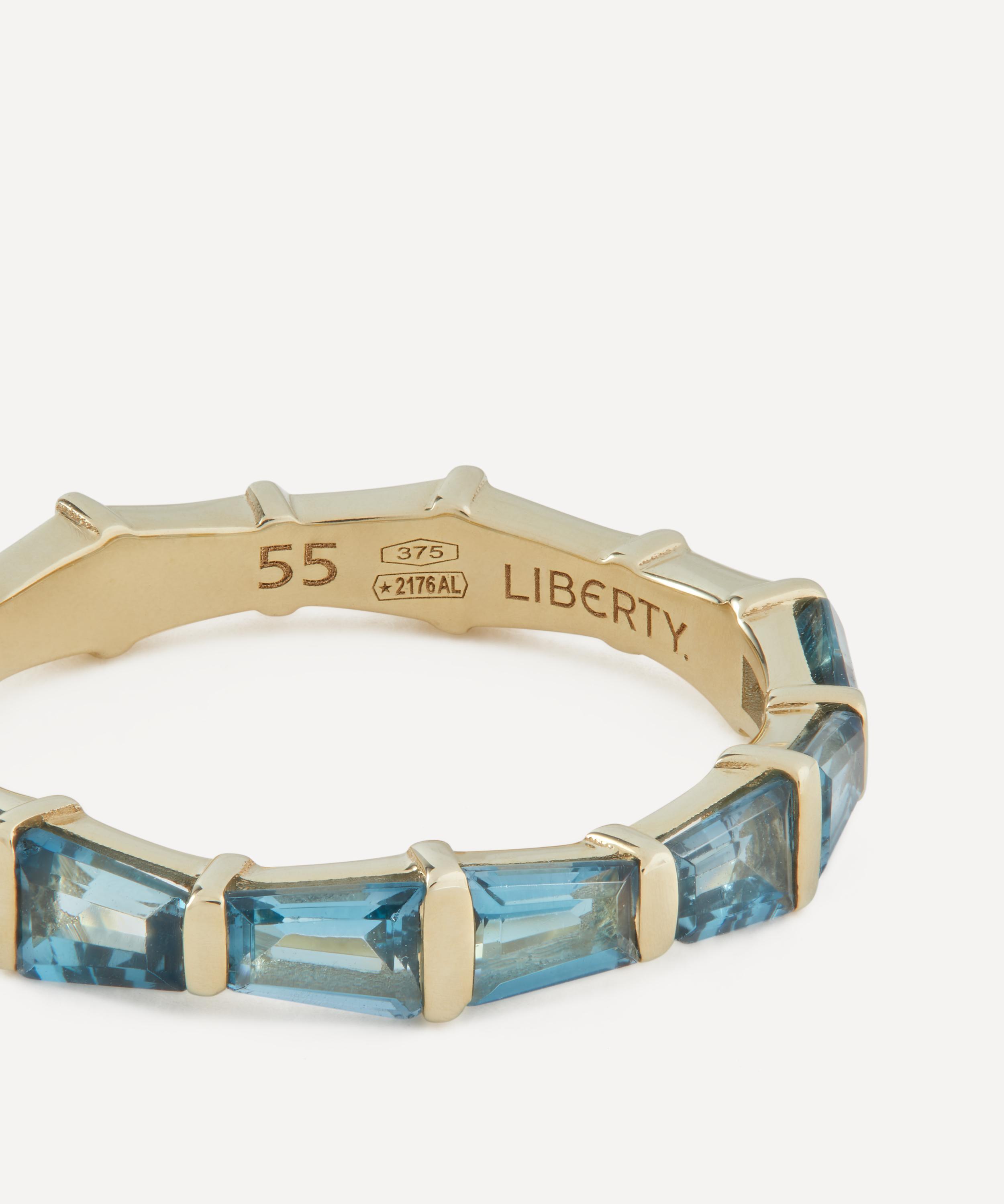 Liberty - 9ct Gold Tepper London Blue Topaz Ring image number 2