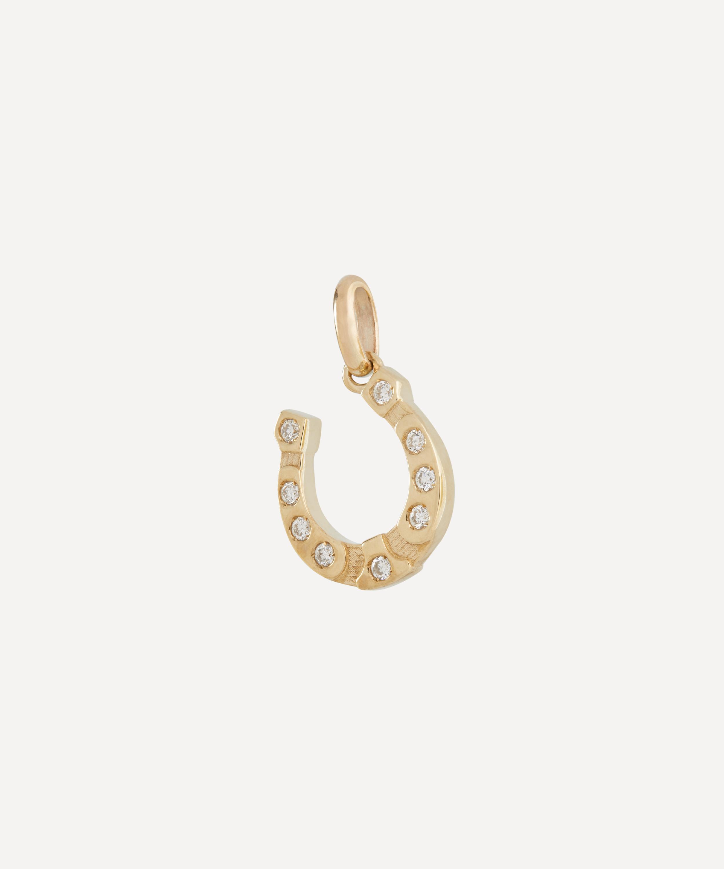 Liberty - 9ct Gold Wish Me Luck Horseshoe Pendant