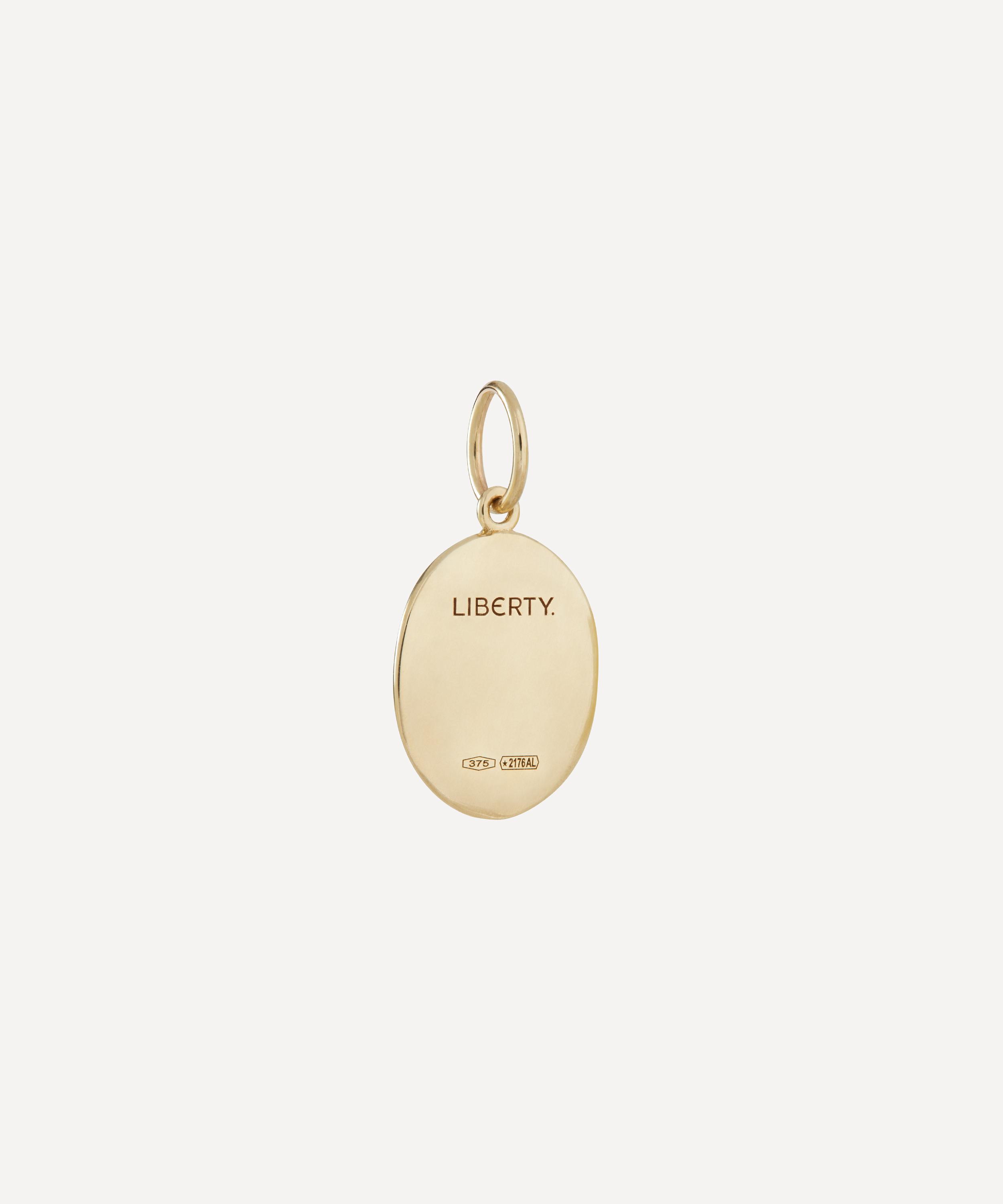 Liberty - 9ct Gold Alphabet Diamond J Pendant image number 2