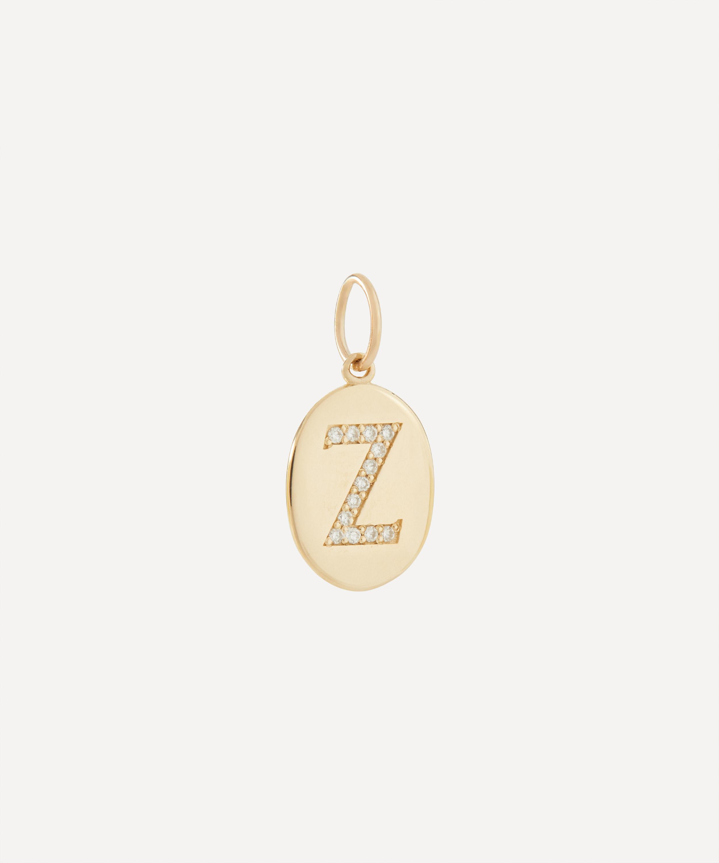 Liberty - 9ct Gold Alphabet Diamond Z Pendant