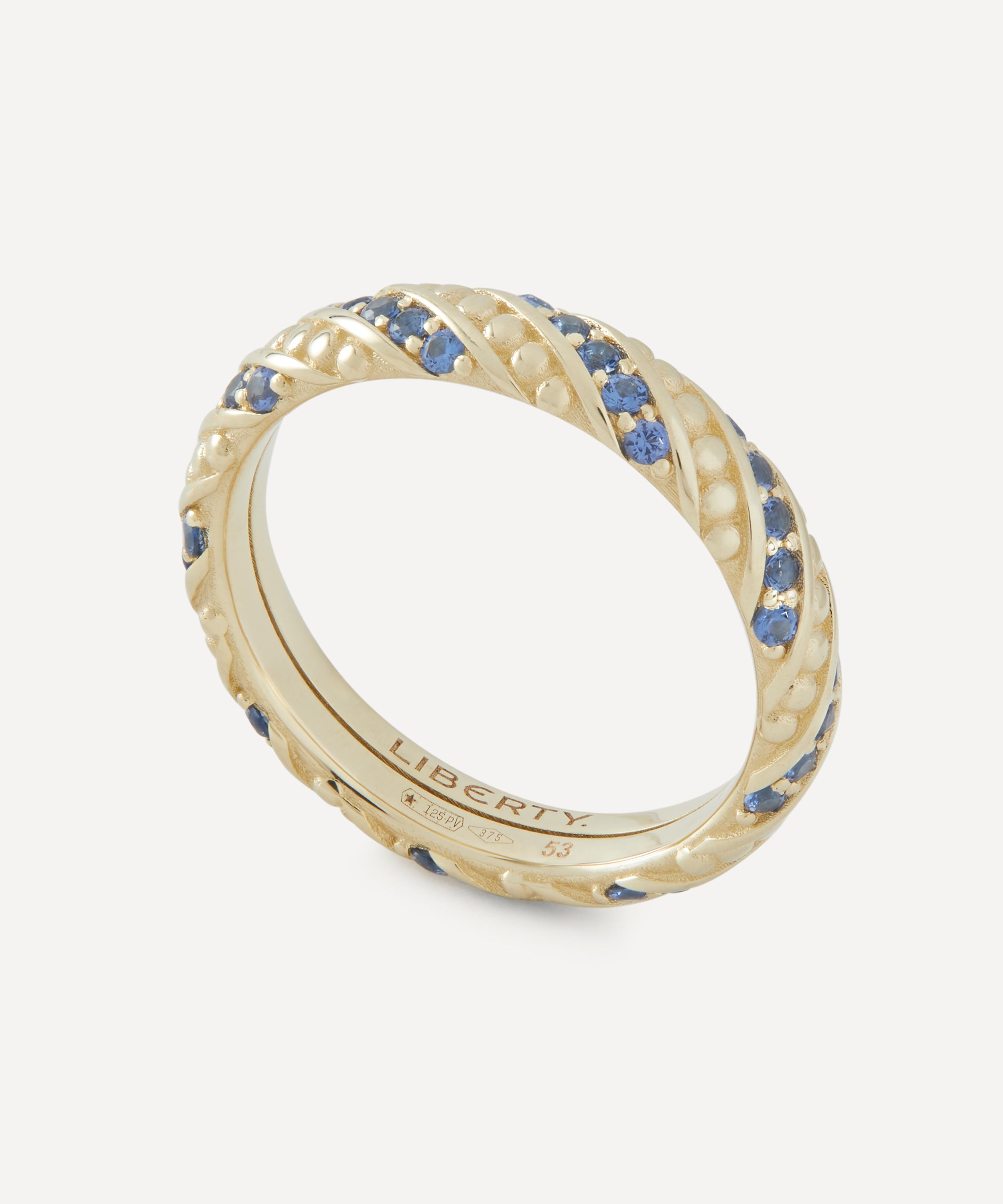 Liberty - 9ct Gold Ember Blue Sapphire Ring