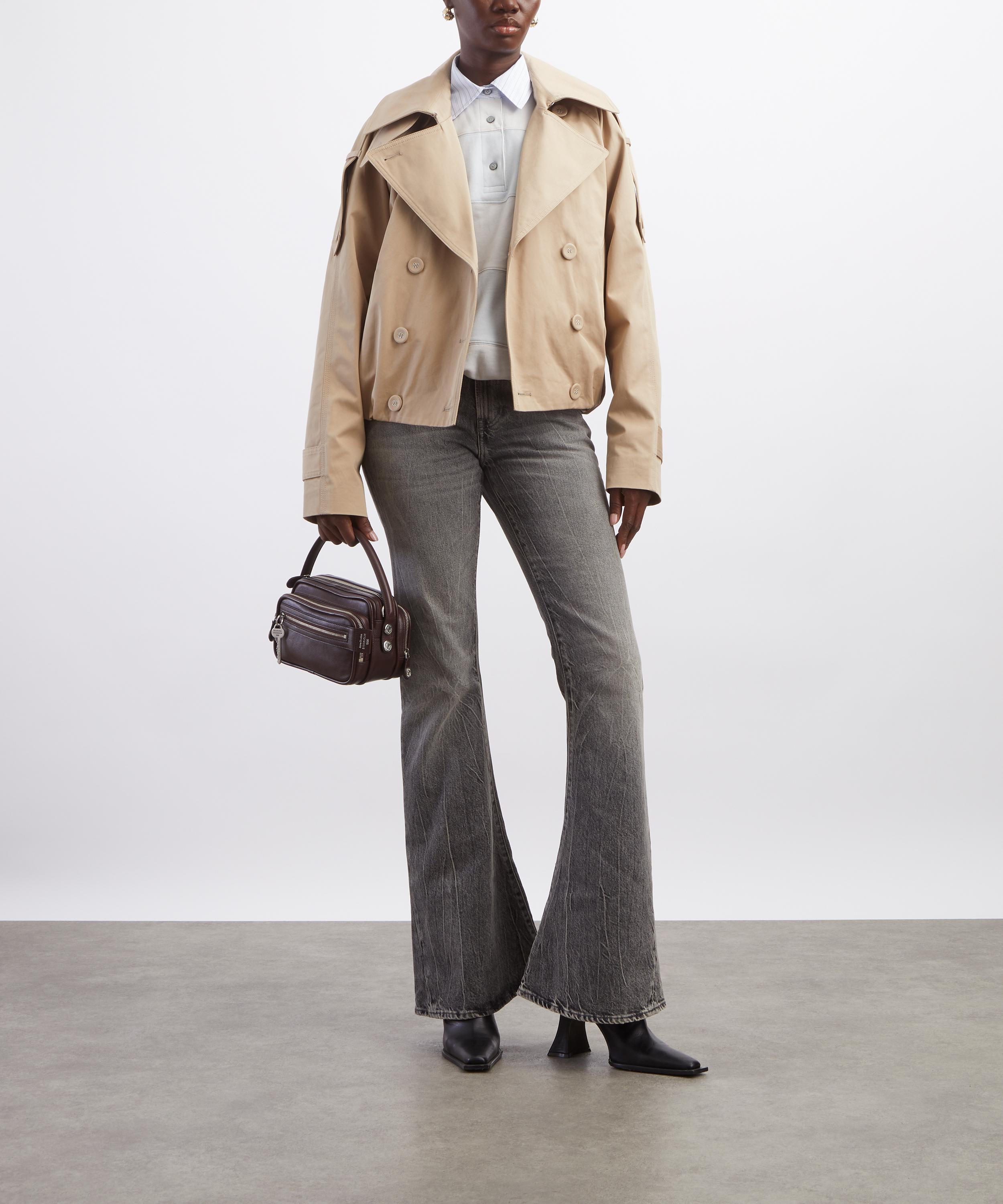 Acne Studios - Pale Beige Short Trench Coat image number 1