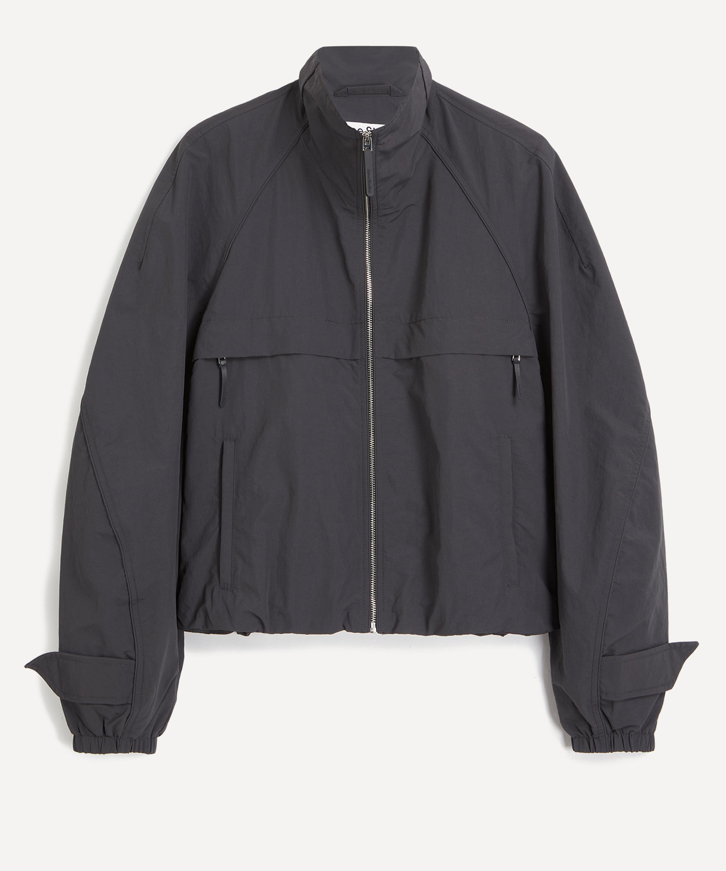 Acne Studios - Steel Grey Nylon Logo Jacket