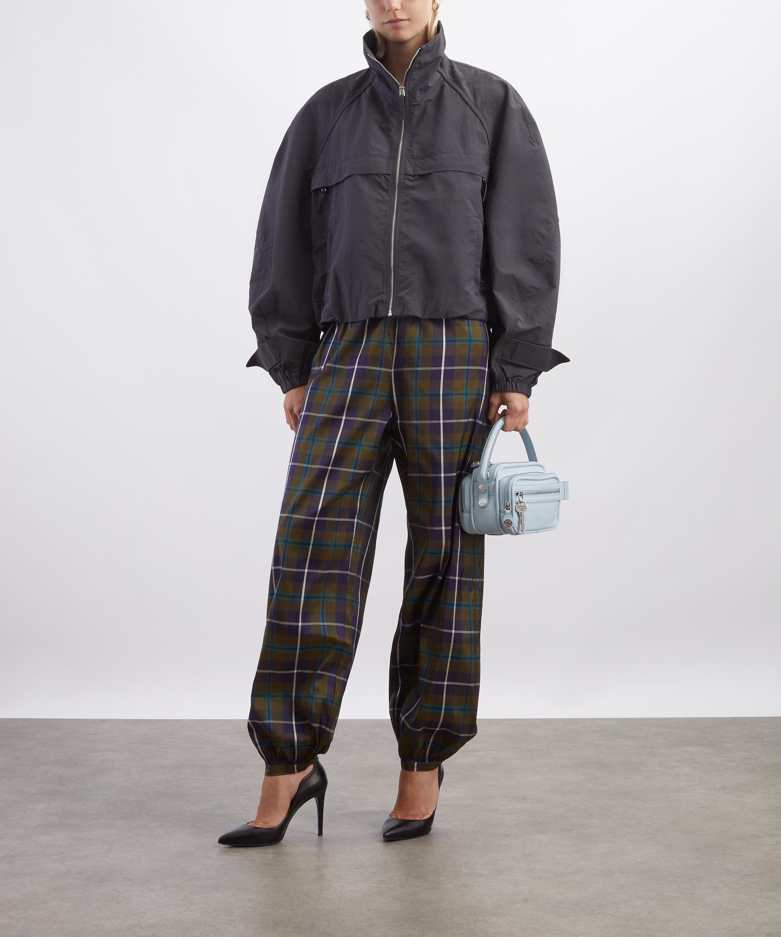 Acne Studios - Steel Grey Nylon Logo Jacket image number 1