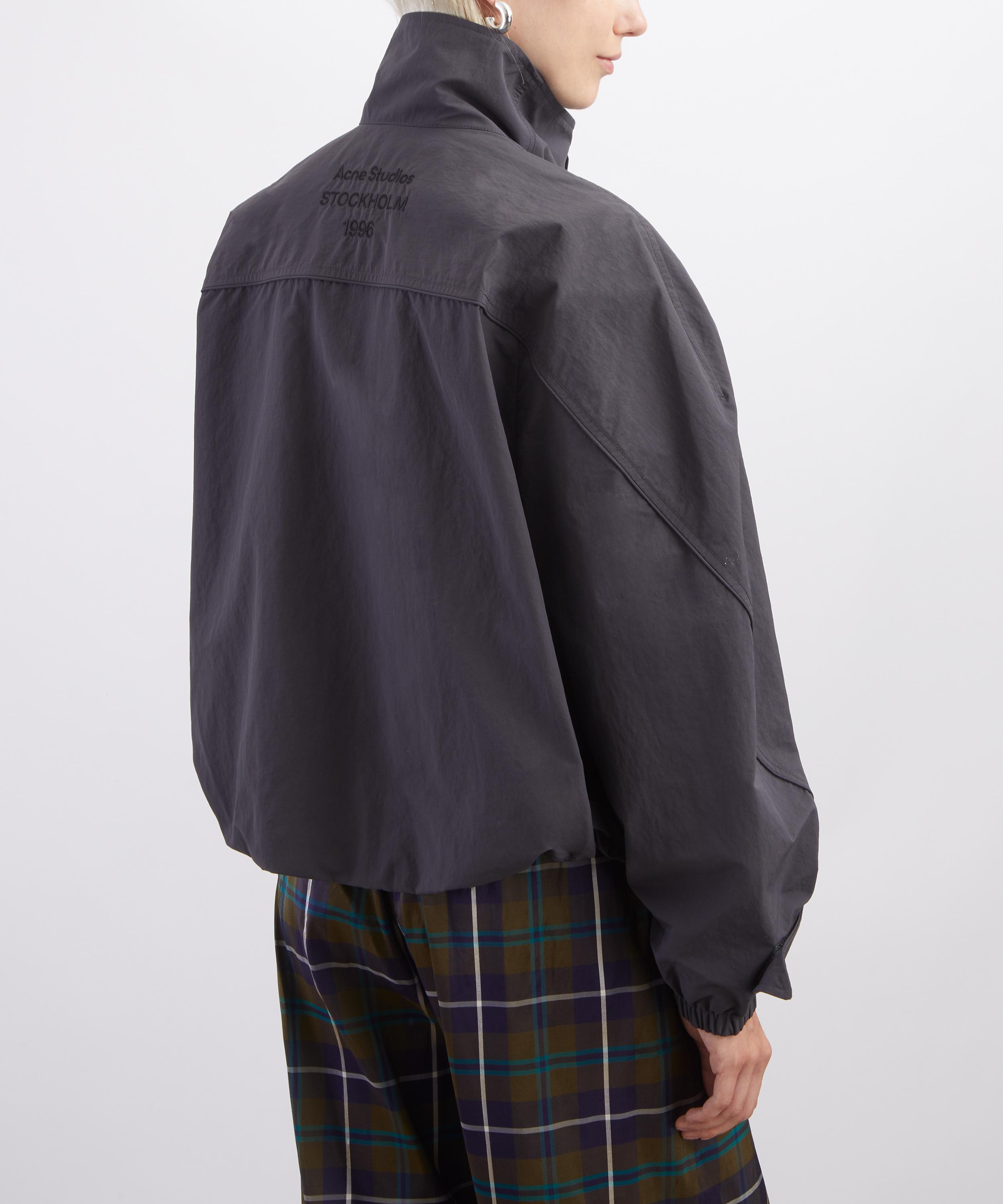 Acne Studios - Steel Grey Nylon Logo Jacket image number 3