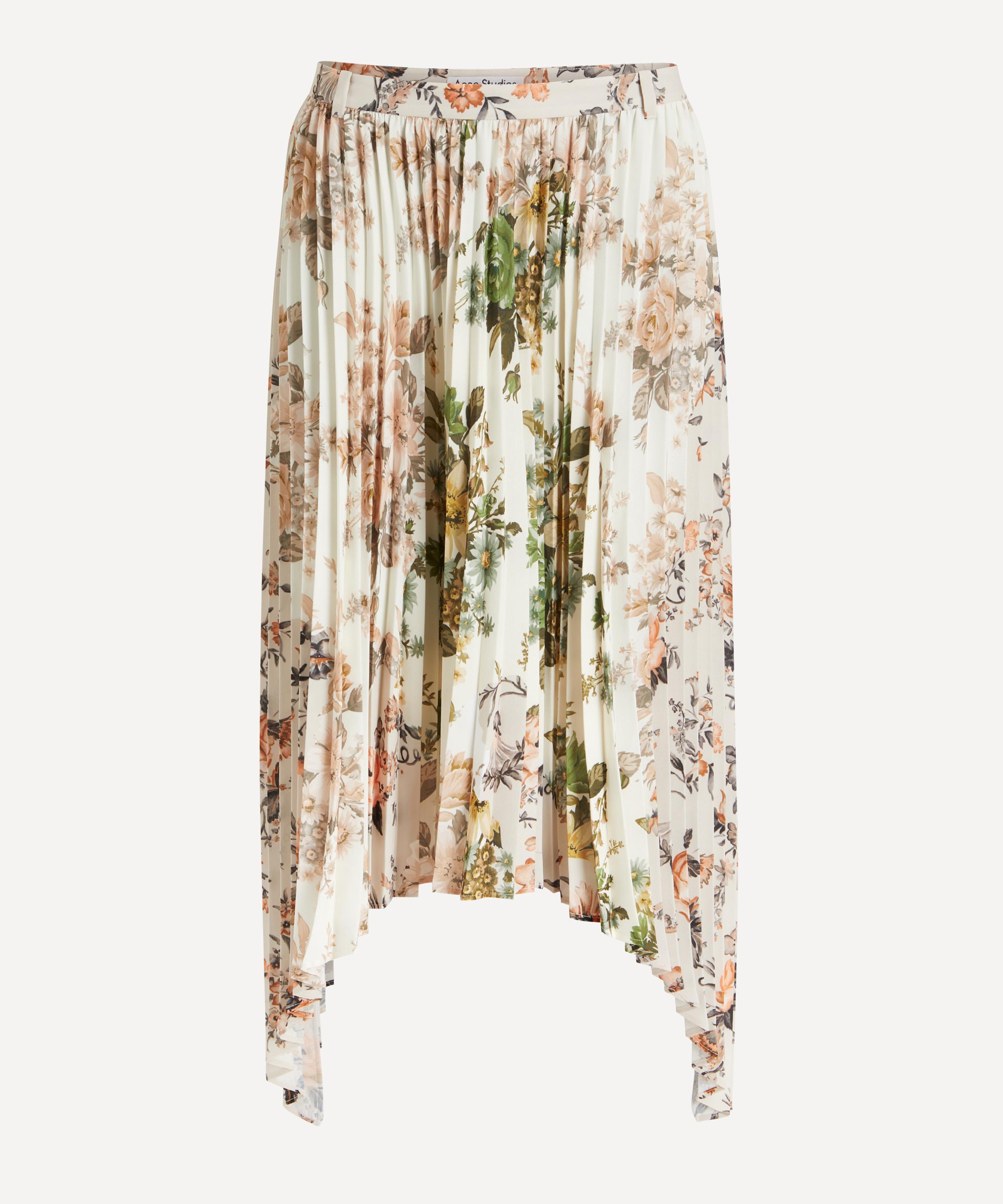 Acne Studios - Printed Asymmetric Midi Skirt