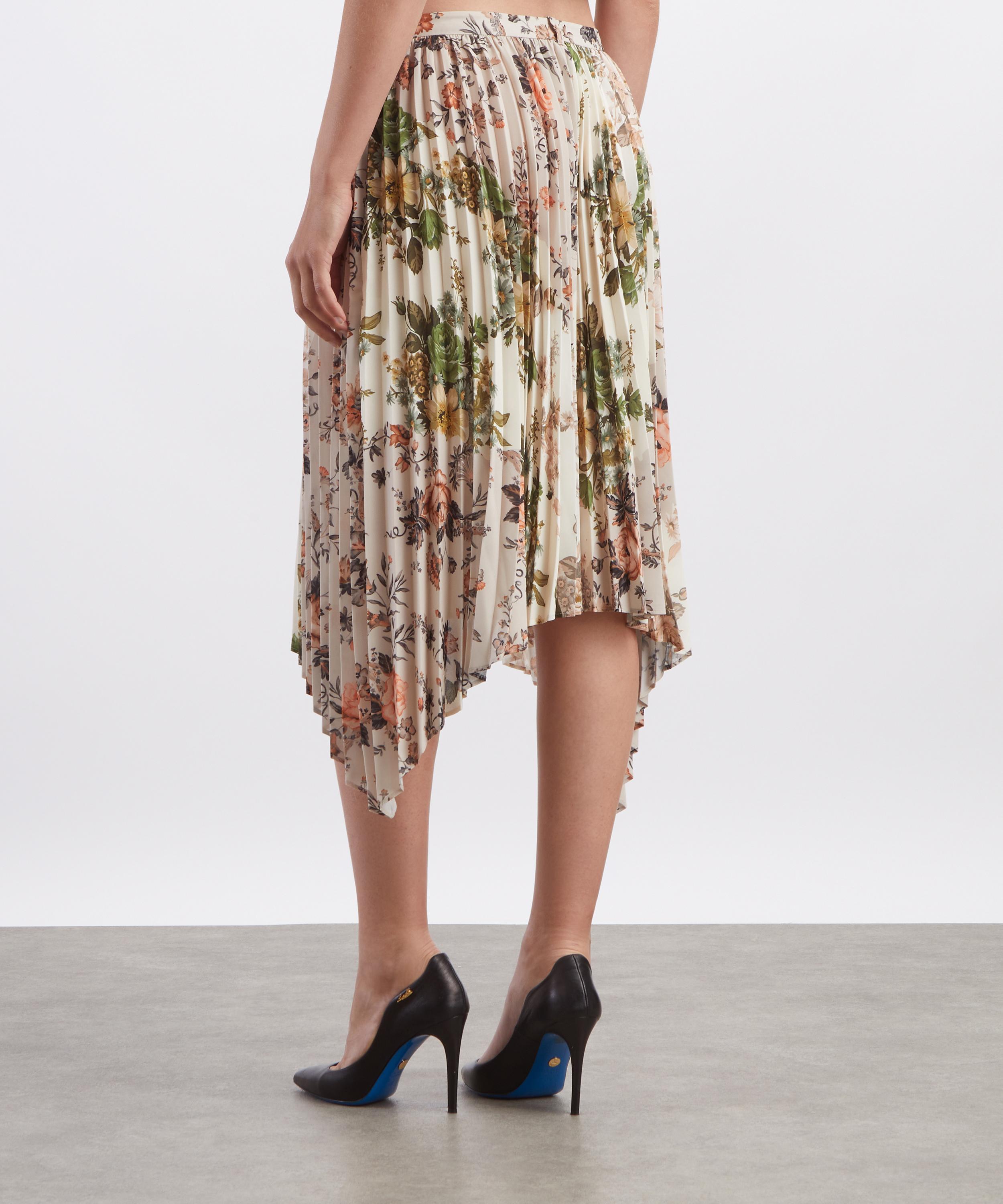 Acne Studios - Printed Asymmetric Midi Skirt image number 3