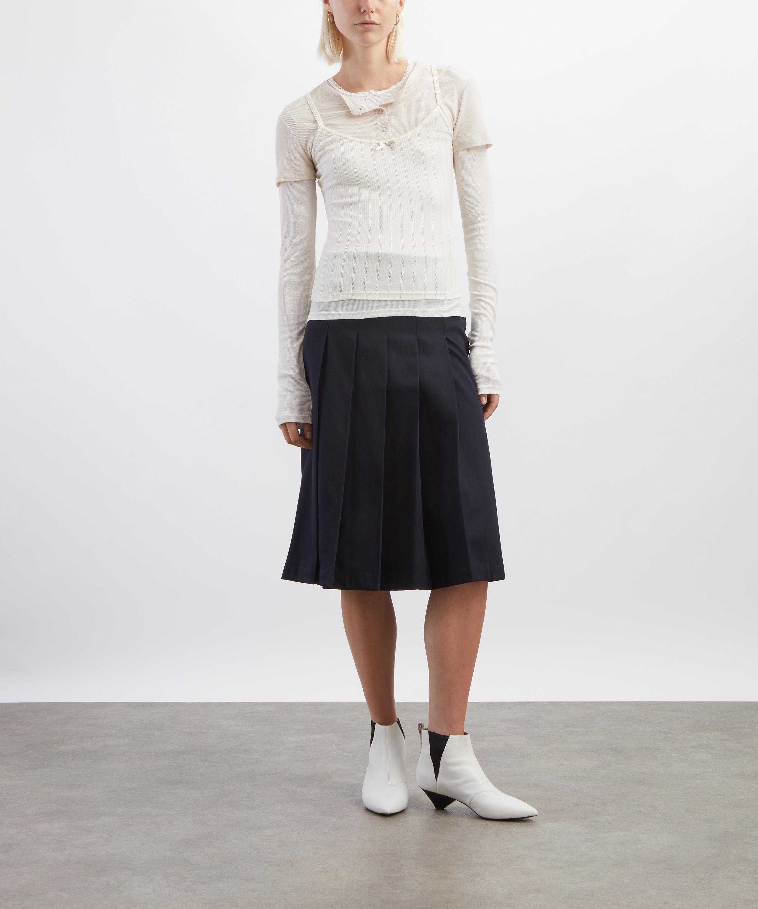 Acne Studios - Layered Jersey T-Shirt image number 1