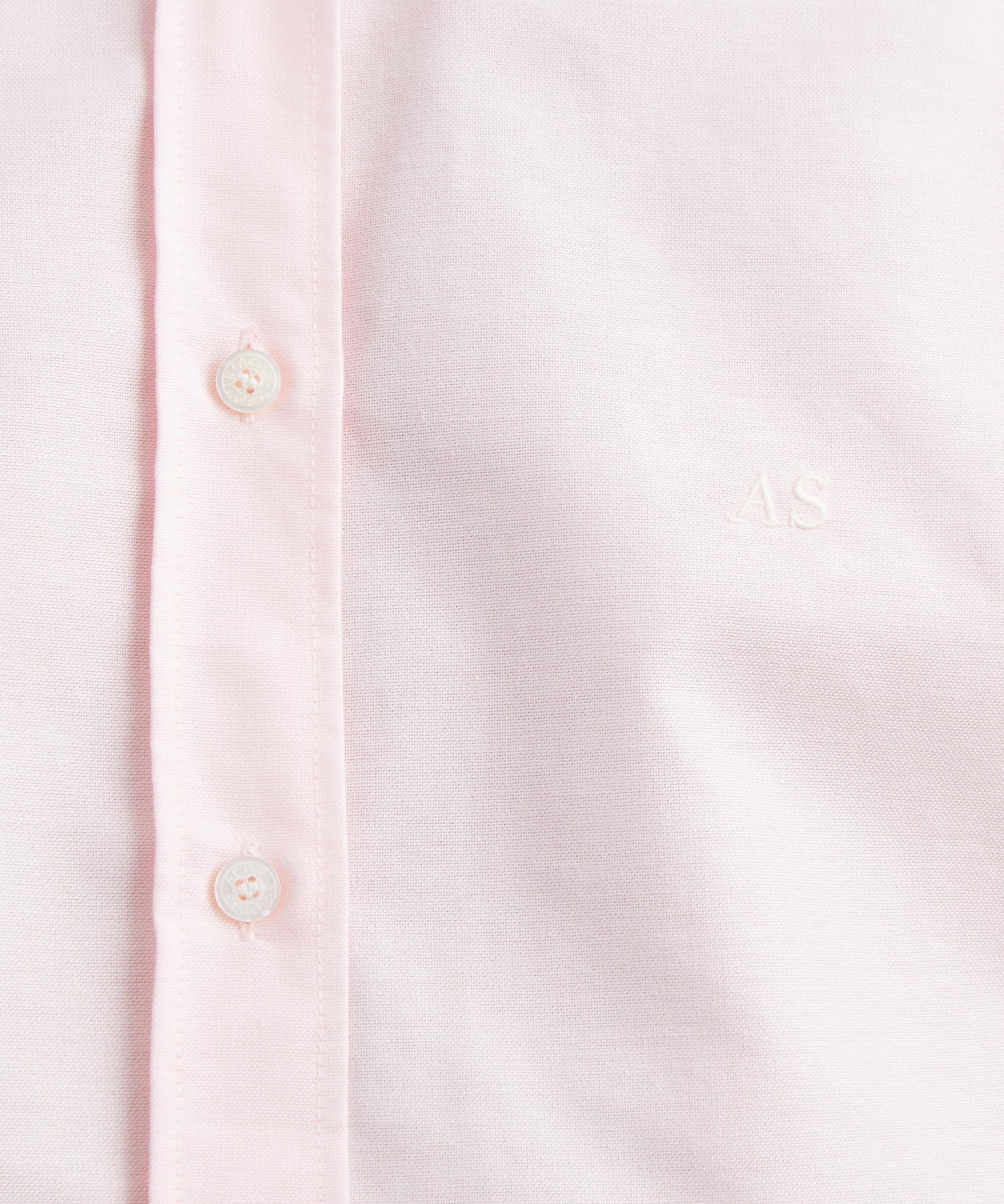 Acne Studios - Light Pink Short-Sleeve Cotton Shirt image number 4