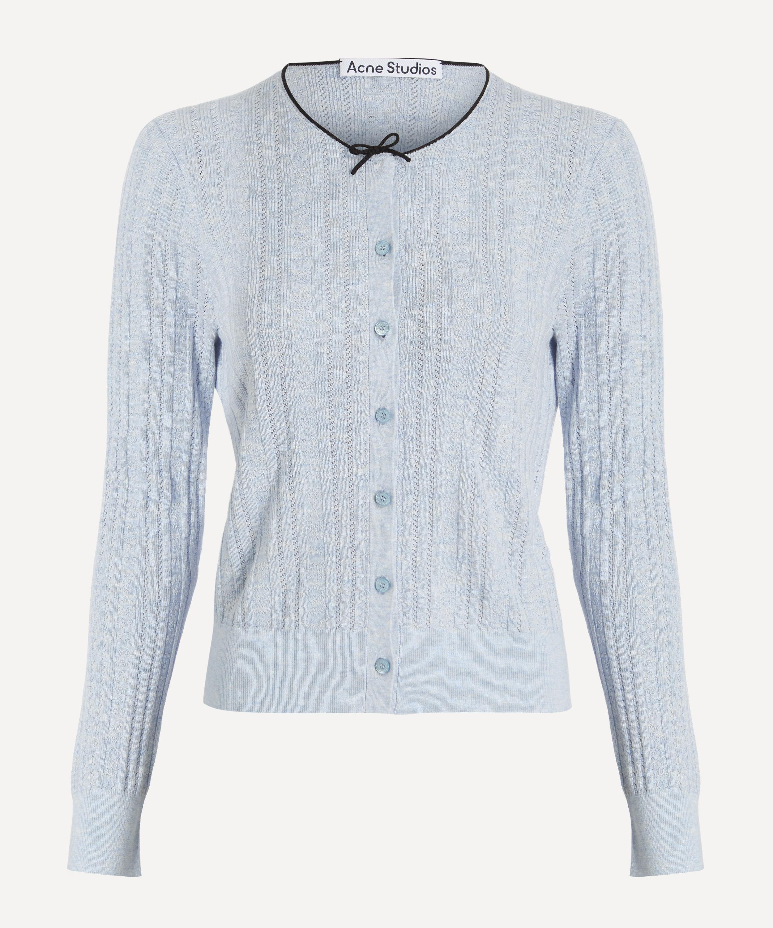 Acne Studios - Silk Blend Bow Cardigan