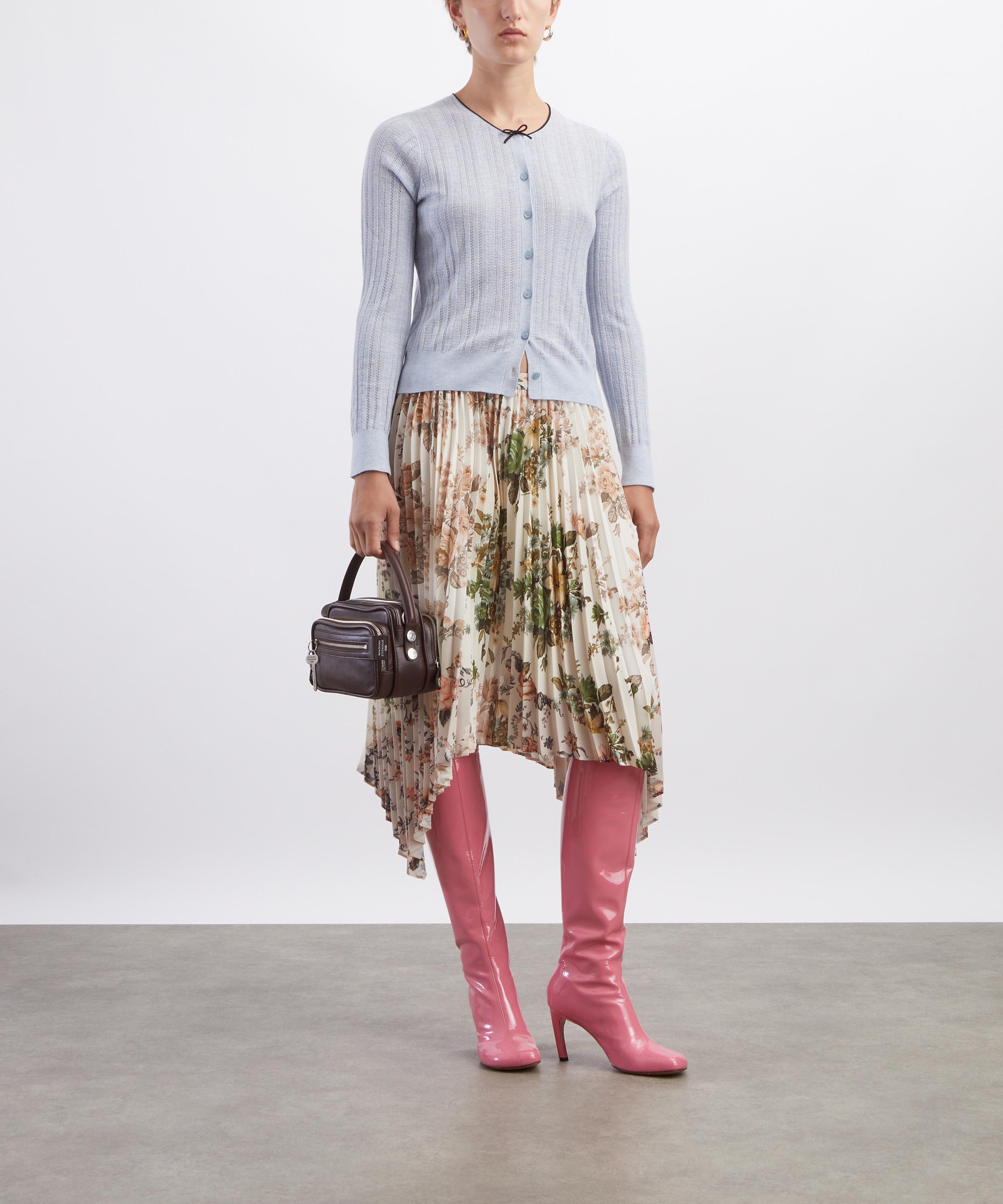 Acne Studios - Silk Blend Bow Cardigan image number 1