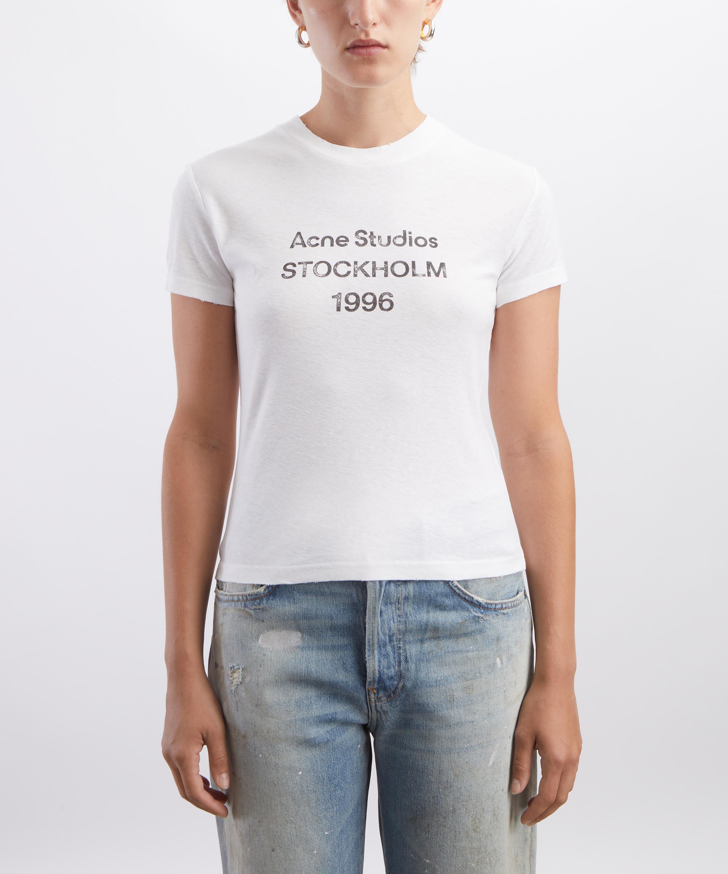 Acne Studios - Distressed Logo T-Shirt image number 2