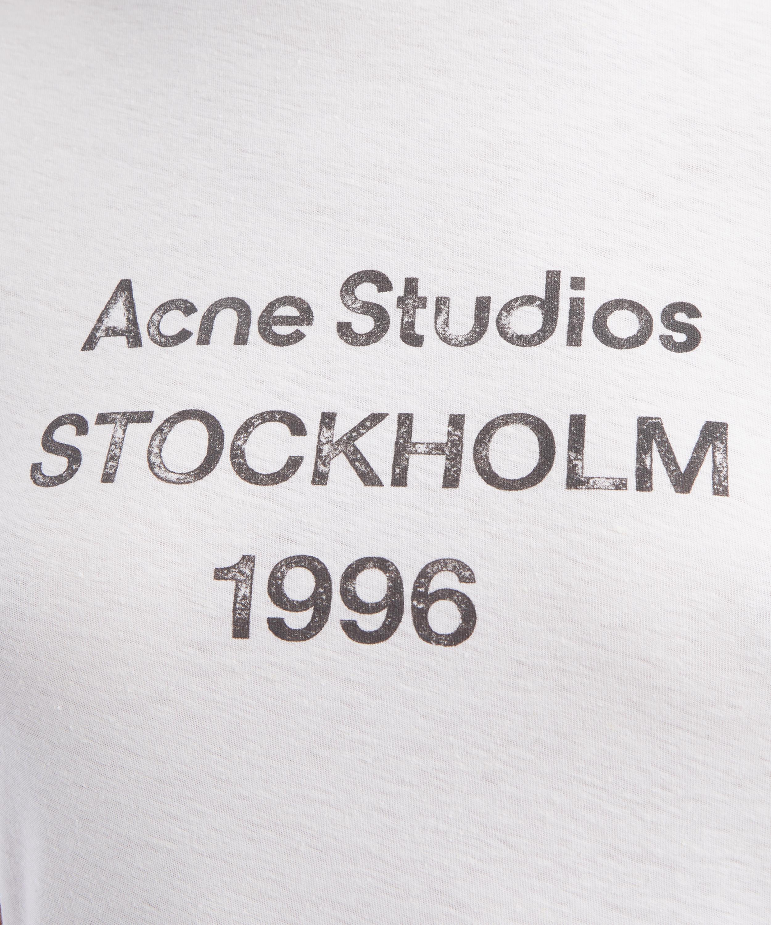 Acne Studios - Distressed Logo T-Shirt image number 4