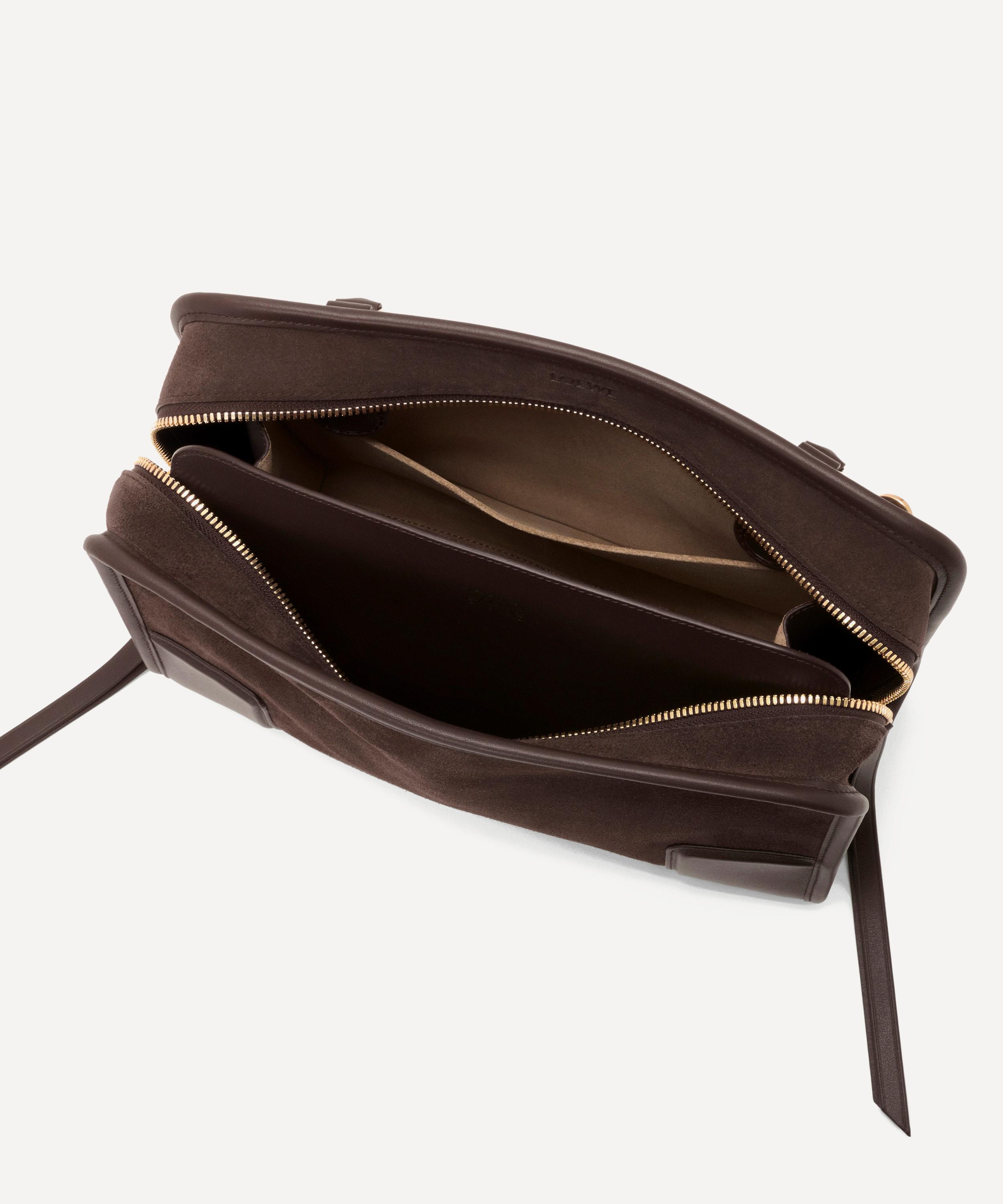 Loewe - Medium Amazona 180 Suede Top Handle Bag image number 9