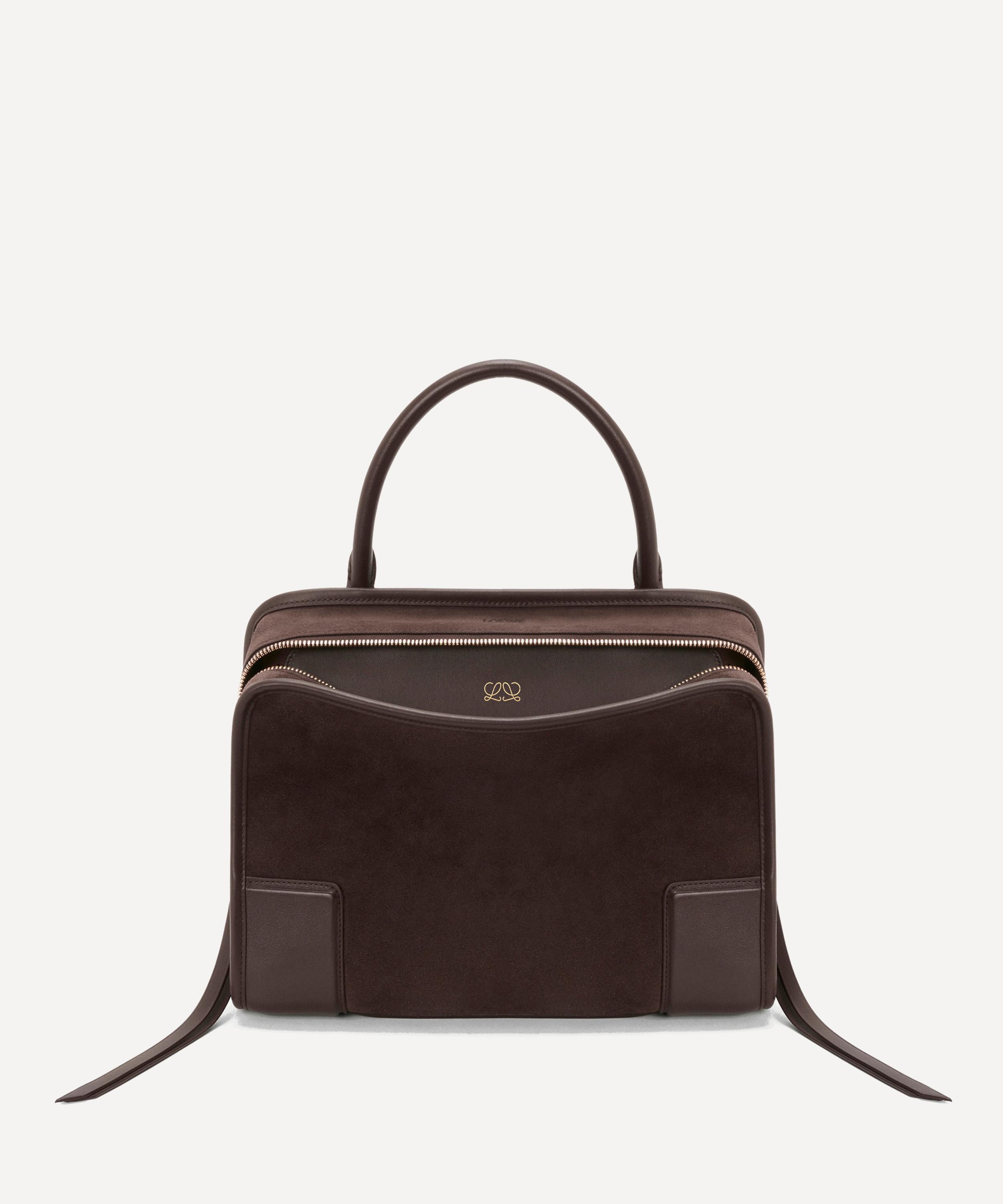 Loewe - Medium Amazona 180 Suede Top Handle Bag