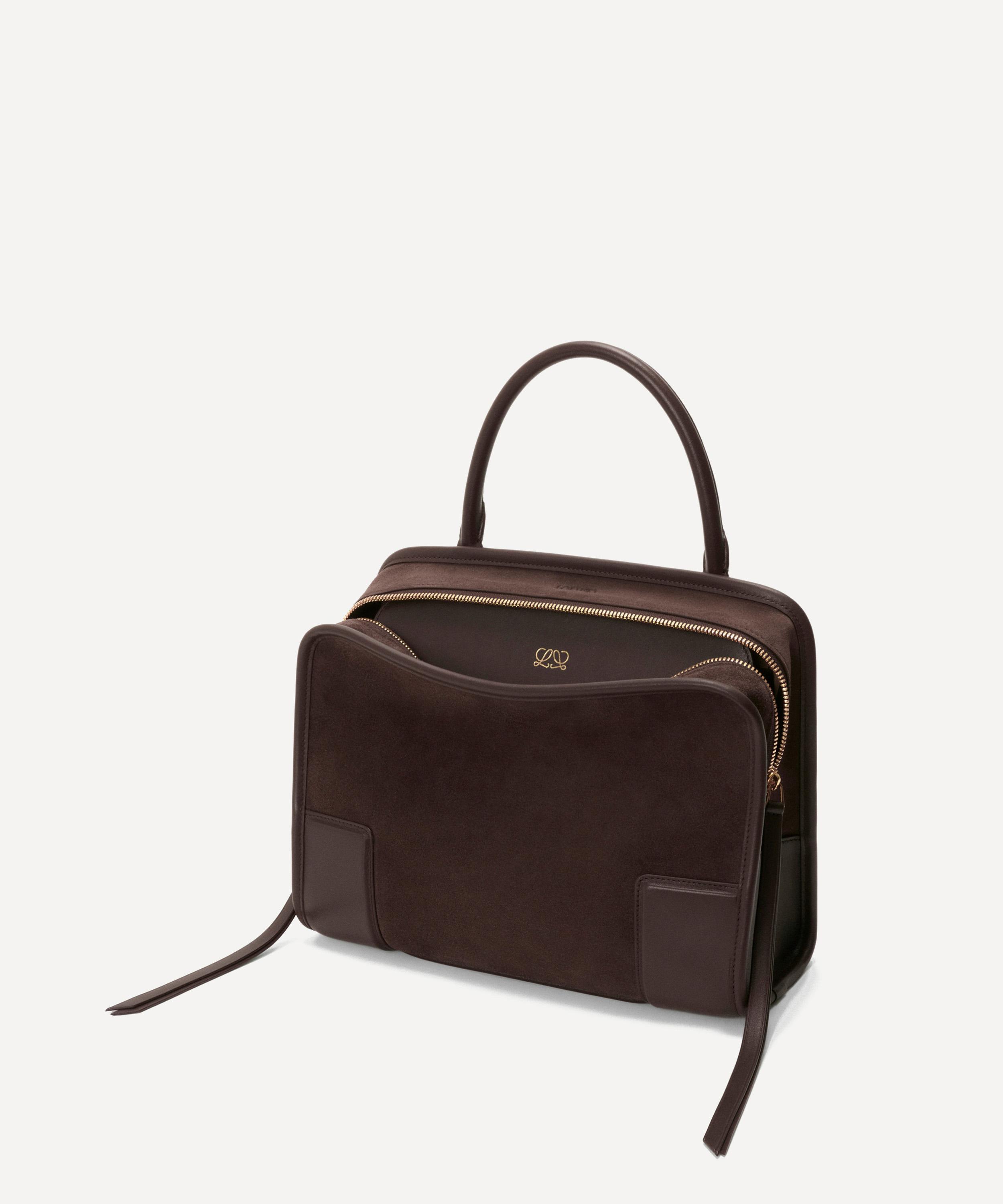 Loewe - Medium Amazona 180 Suede Top Handle Bag image number 2