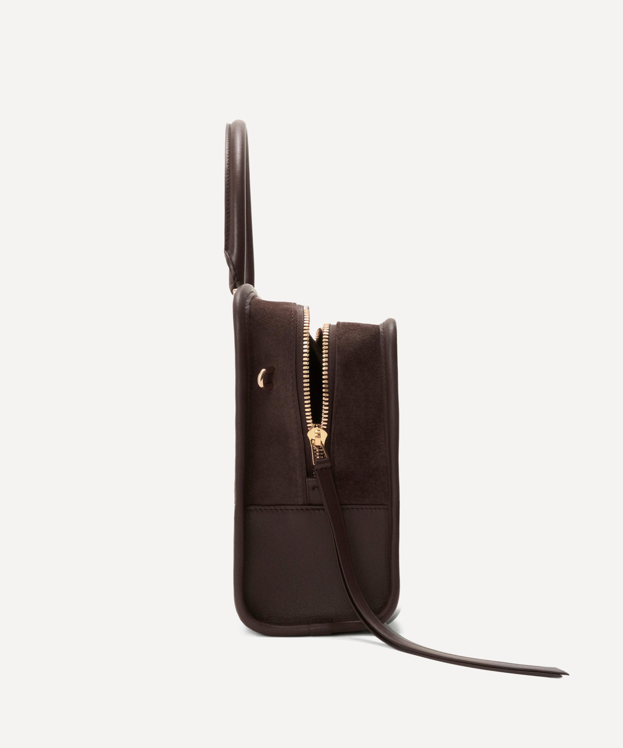Loewe - Medium Amazona 180 Suede Top Handle Bag image number 3