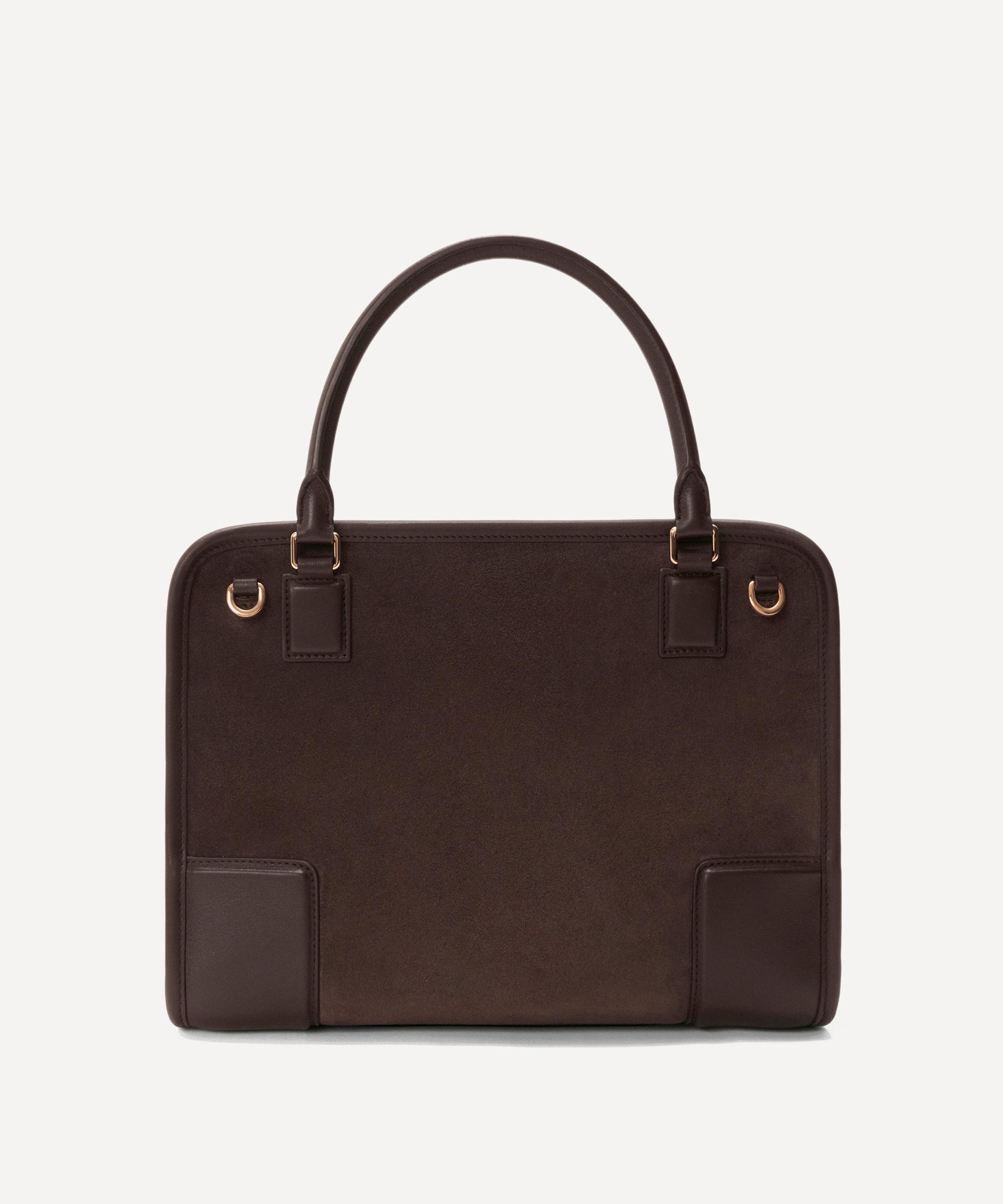 Loewe - Medium Amazona 180 Suede Top Handle Bag image number 4