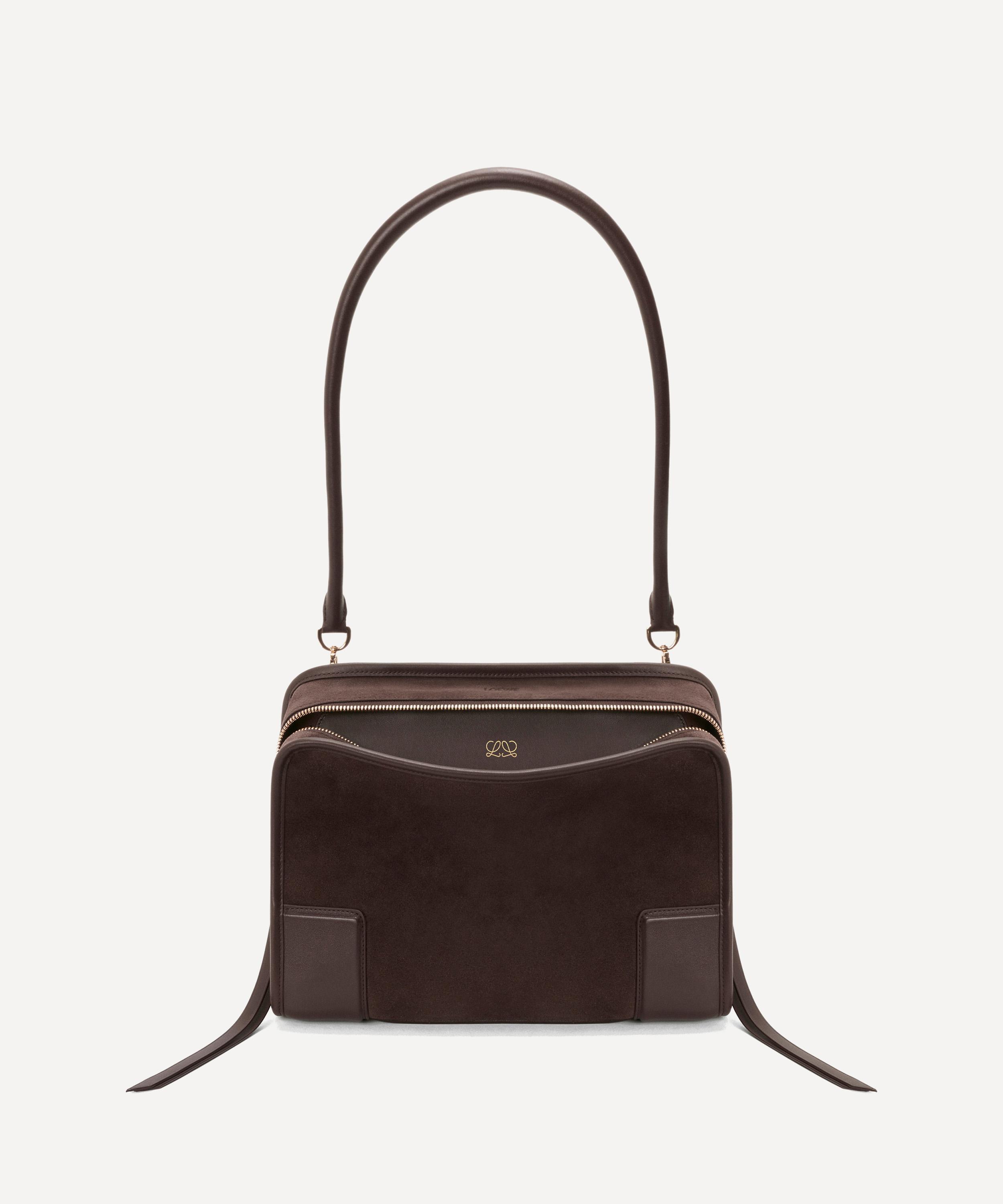 Loewe - Medium Amazona 180 Suede Top Handle Bag image number 5