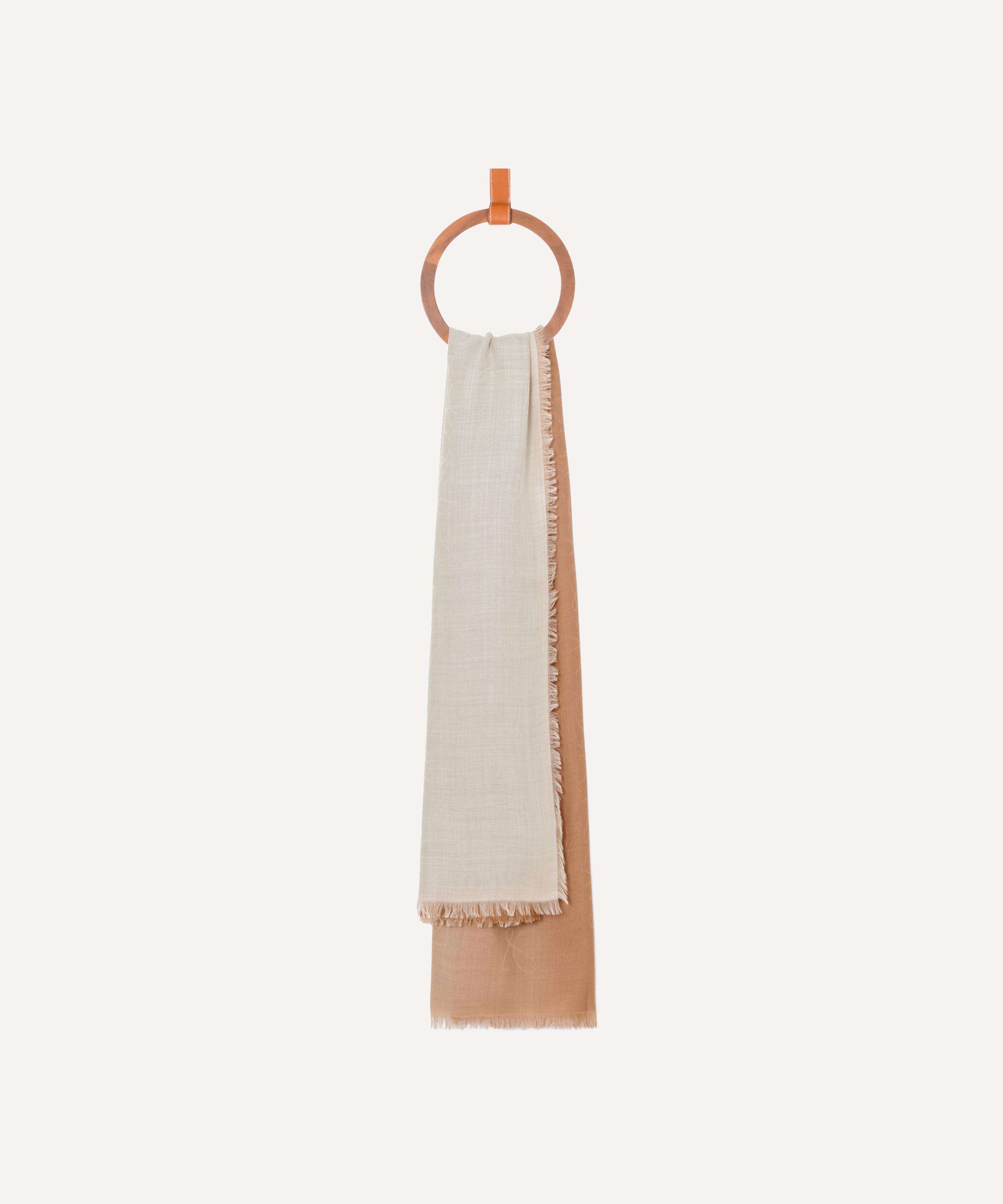 Loewe - Jacquard 140X140 Wool-Silk Scarf image number 1