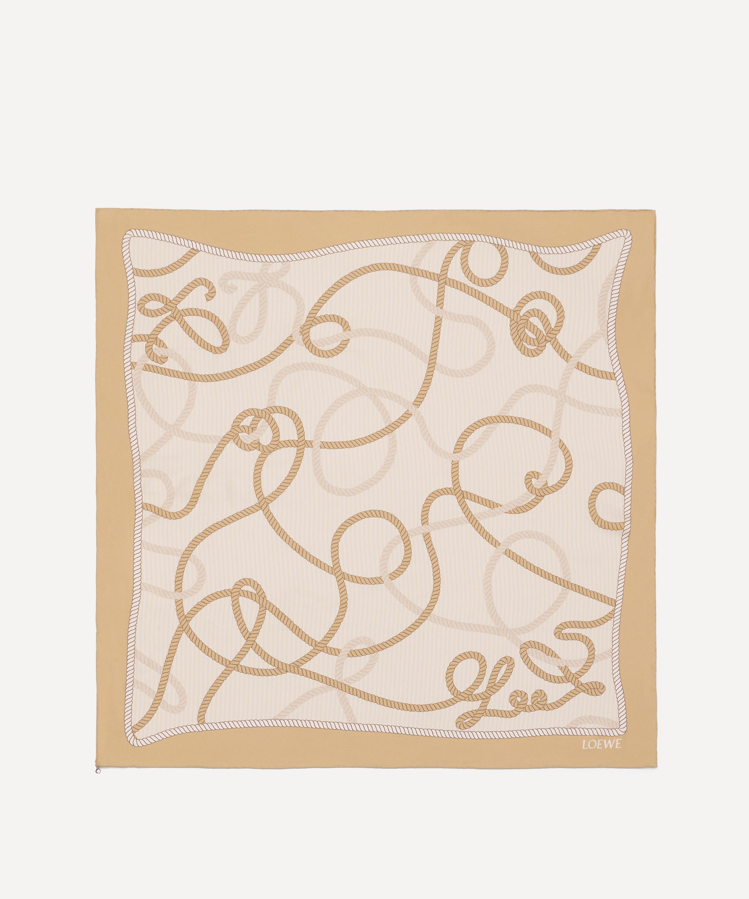 Loewe - Double L 90x90 Silk Scarf