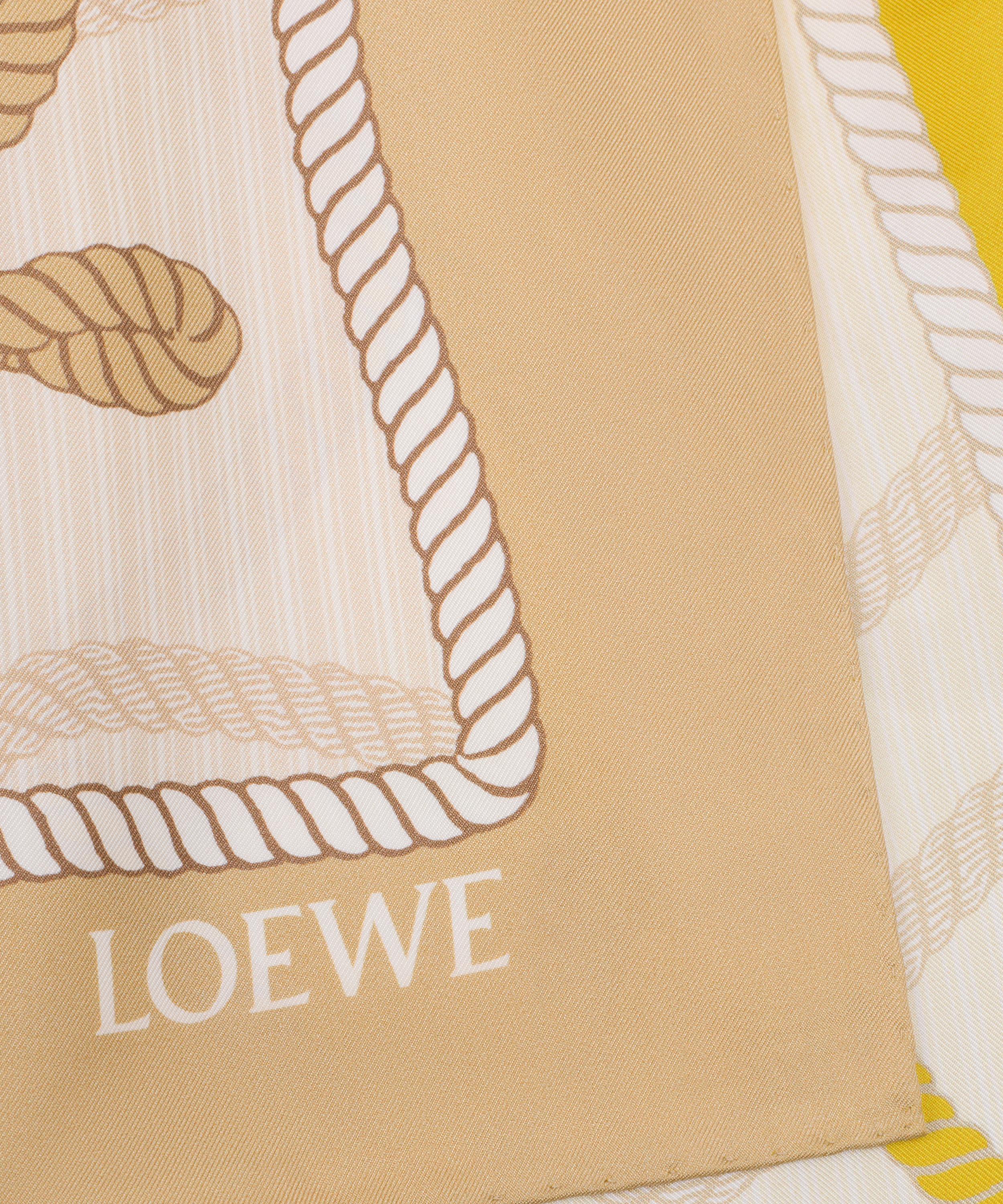 Loewe - Double L 90x90 Silk Scarf image number 2