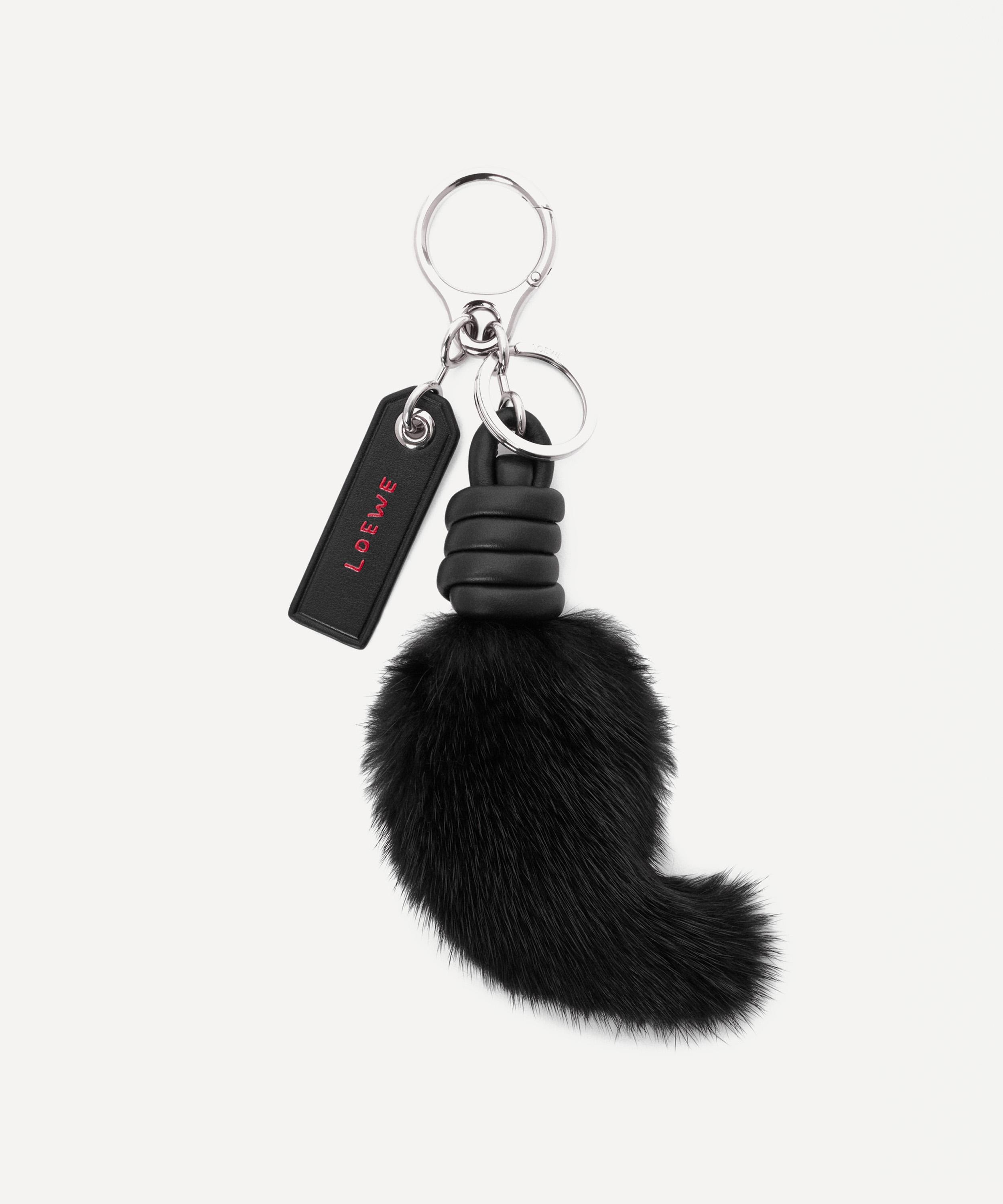 Loewe - Lion Tail Black Bag Charm