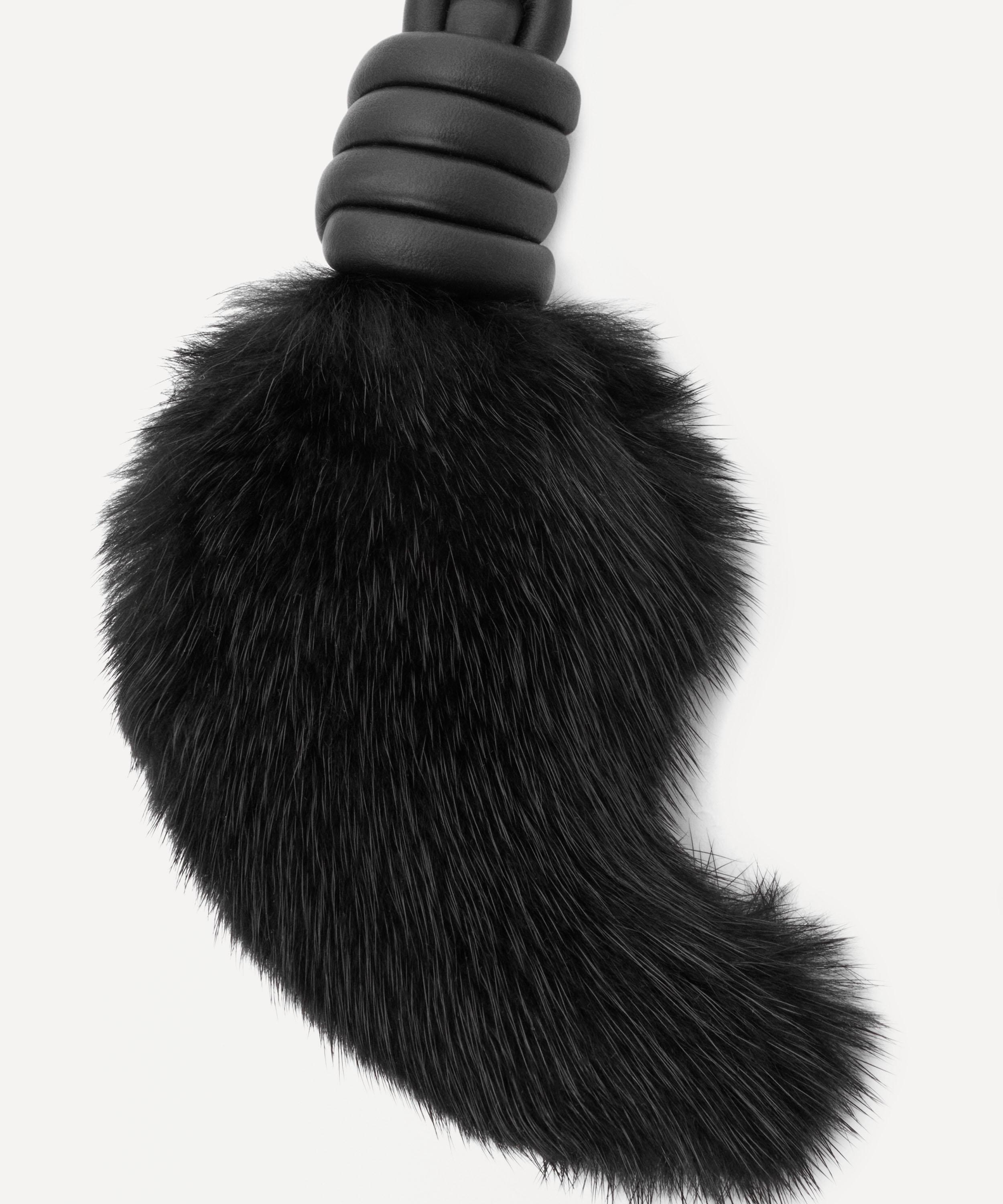 Loewe - Lion Tail Black Bag Charm image number 1