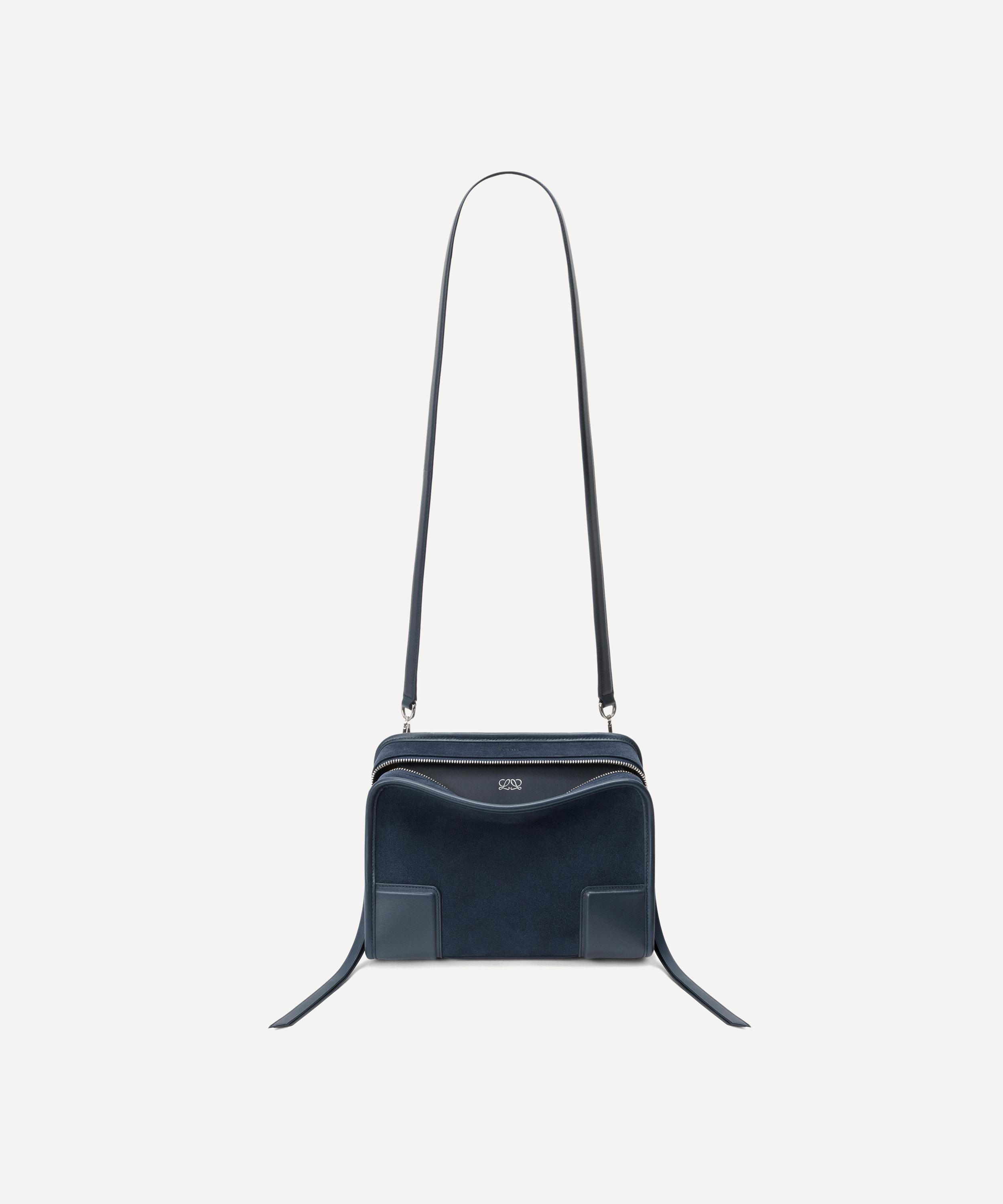 Loewe - Small Amazona 180 Deep Navy Leather Top Handle Bag image number 9