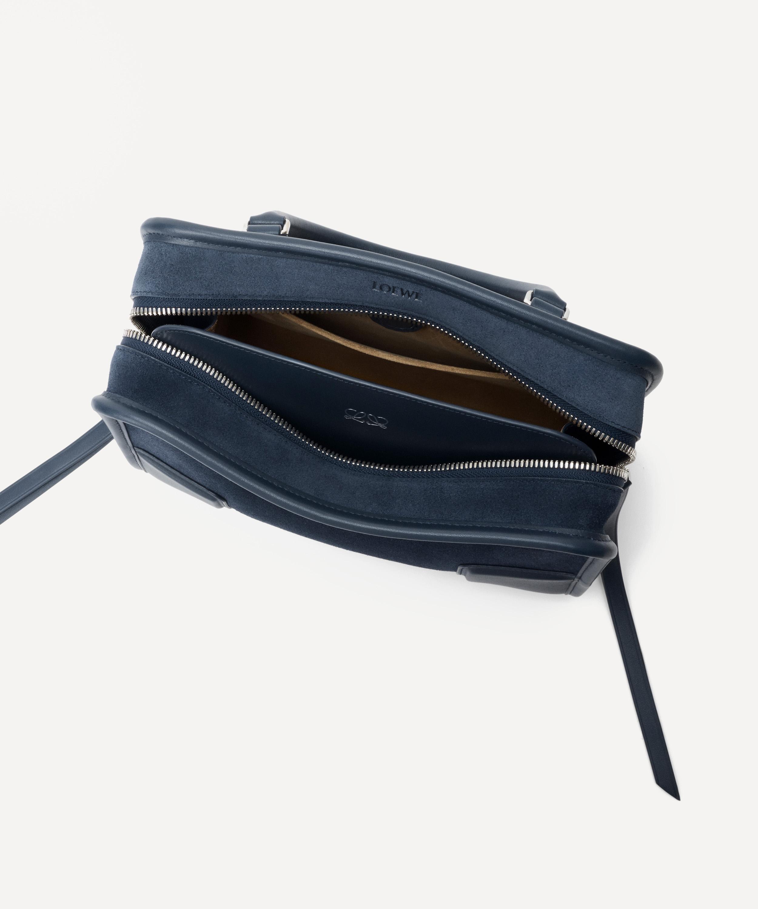 Loewe - Small Amazona 180 Deep Navy Leather Top Handle Bag image number 10